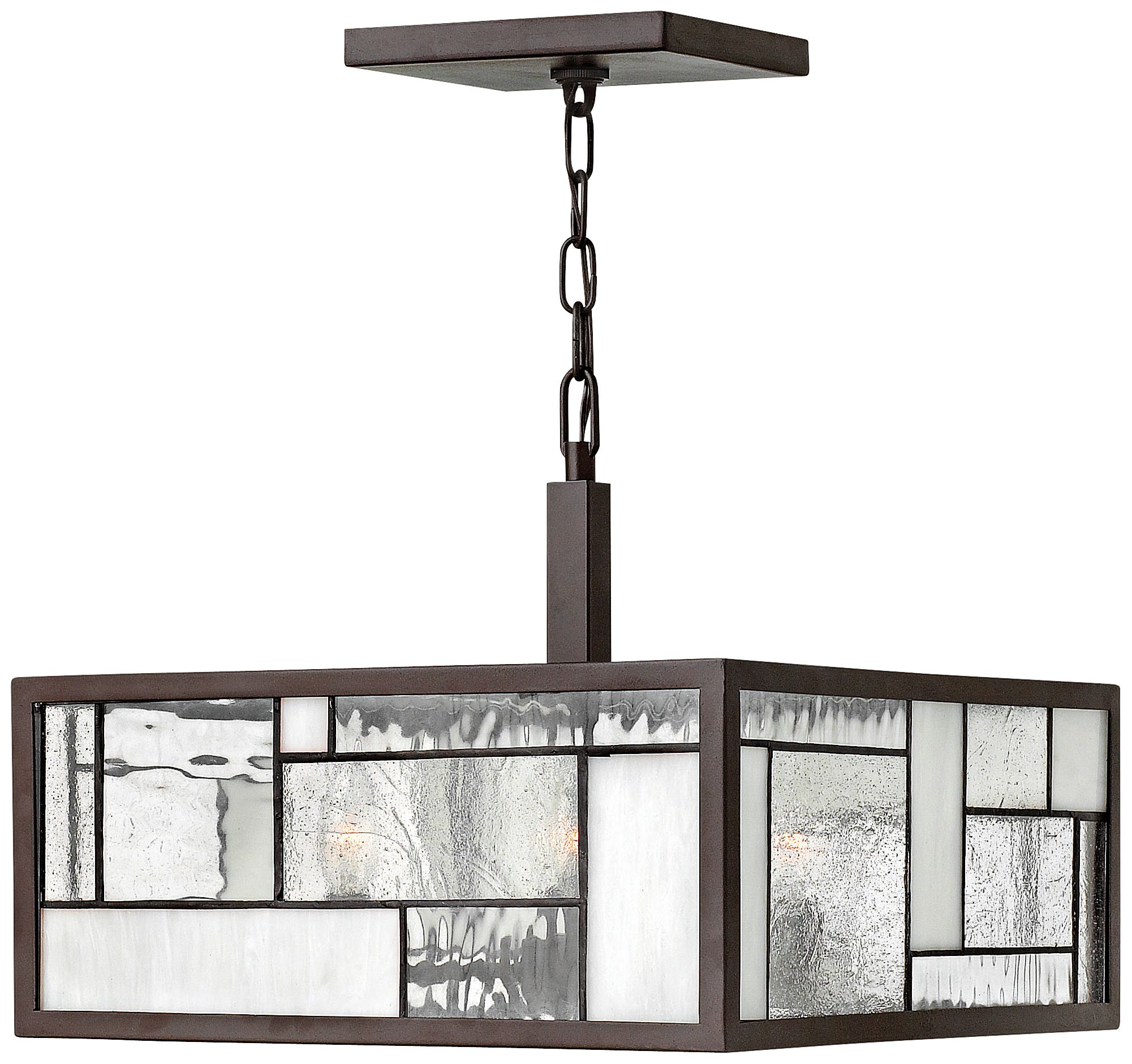 Hinkley Mondrian 16" Wide Buckeye Bronze Pendant Light