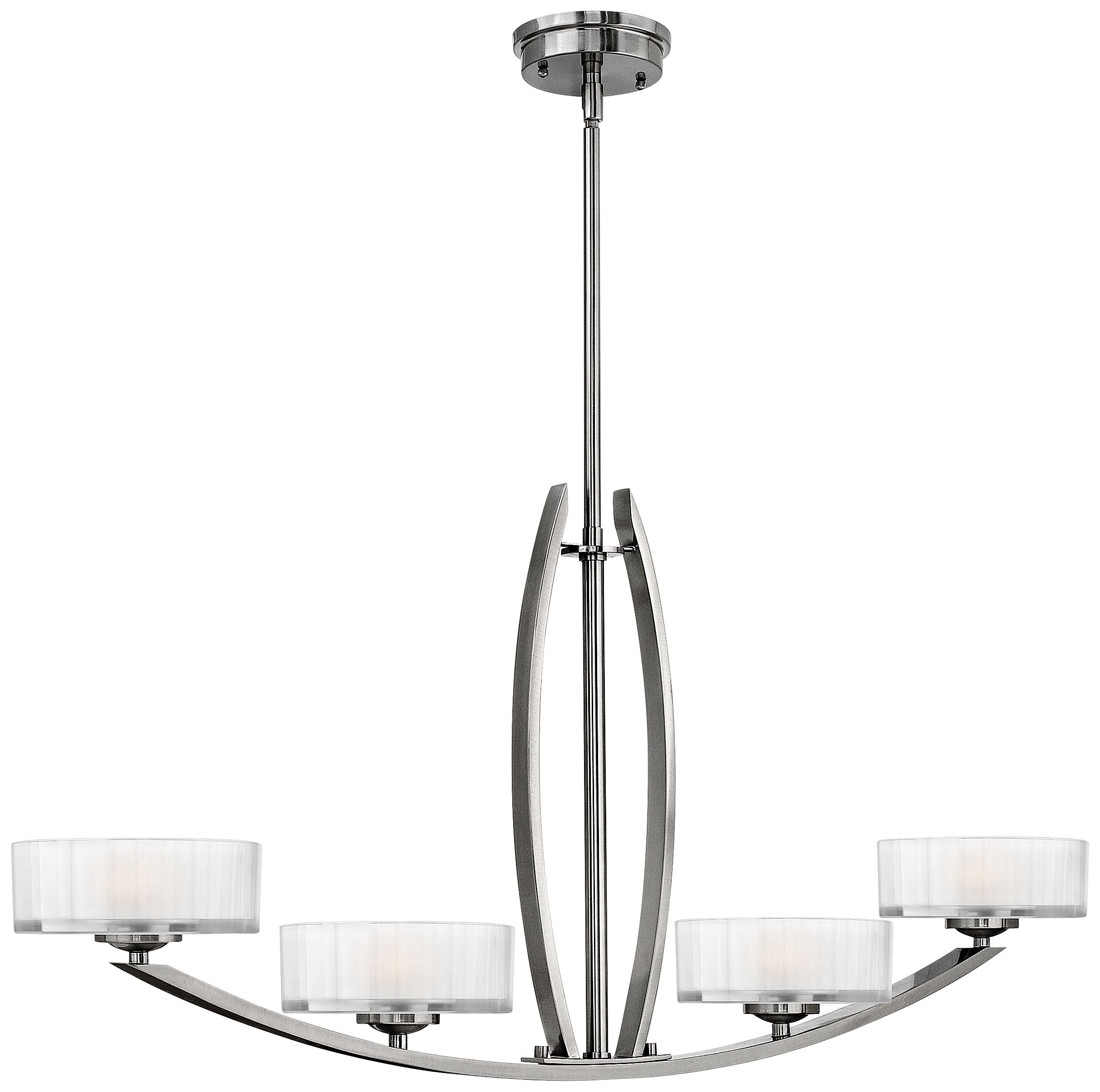 Hinkley Meridian Collection 44" Wide Nickel Pendant Light