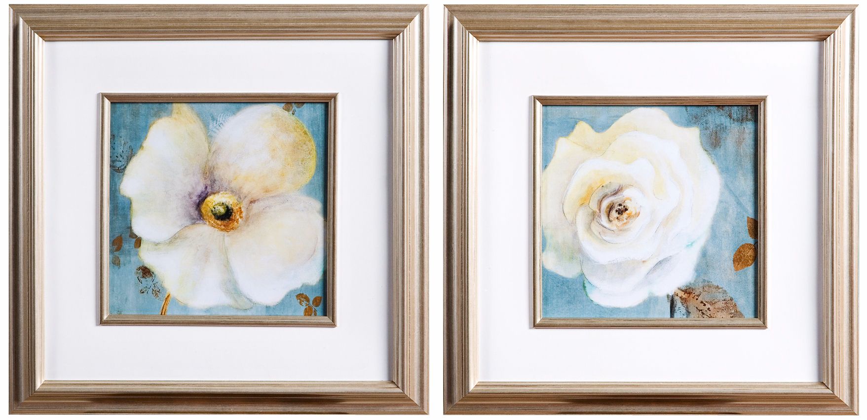 Uttermost Set of 2 Late Summer Florals 22 1/4" Wide Wall Art