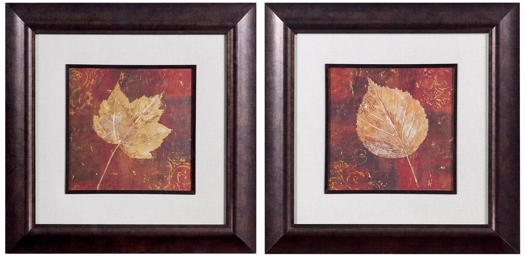 Uttermost Set of 2 Golden Fall 24 1/2" Wide Wall Art