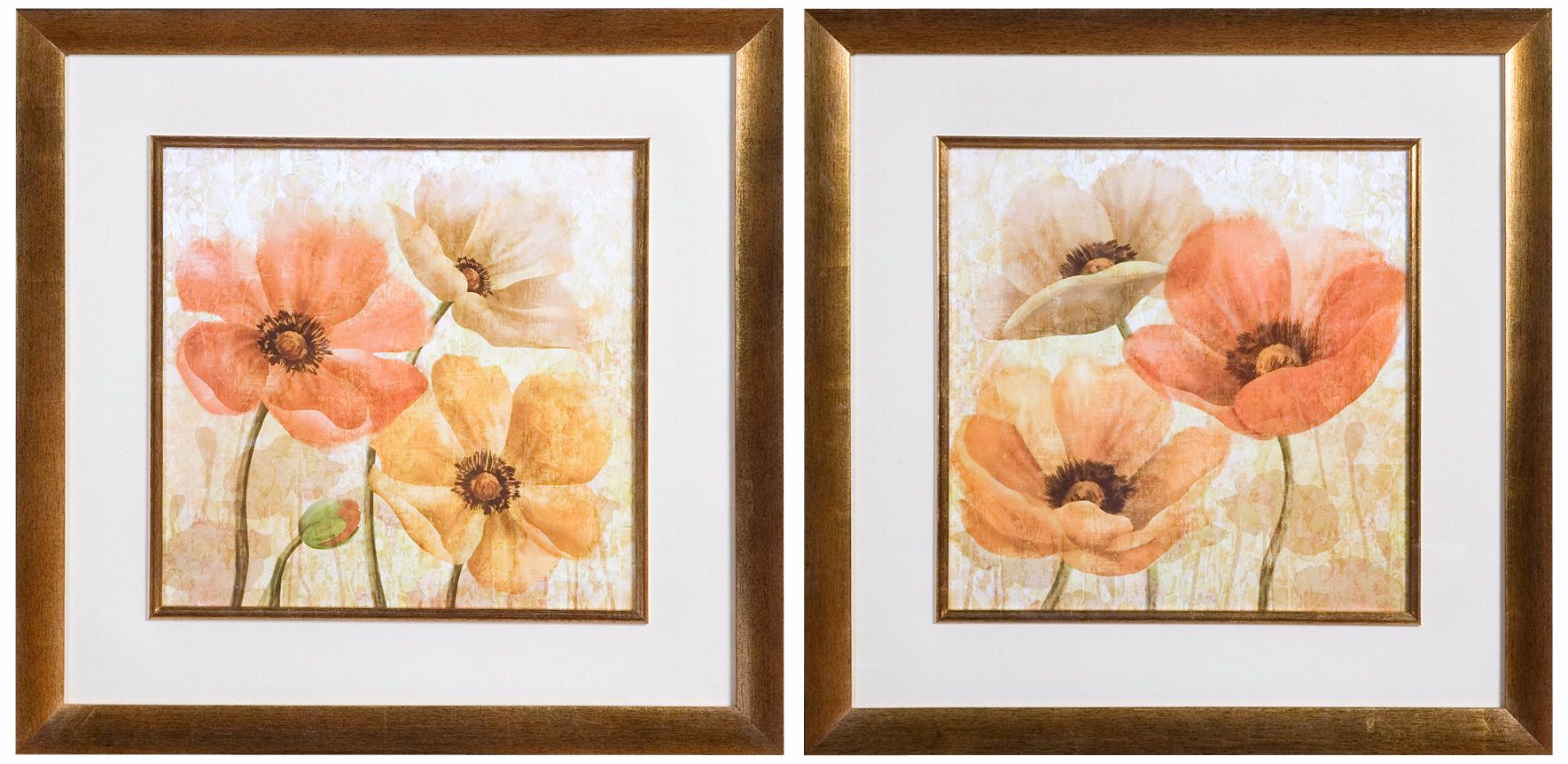 Uttermost Set of 2 Poppy Allure 31 1/2" Wide Wall Art