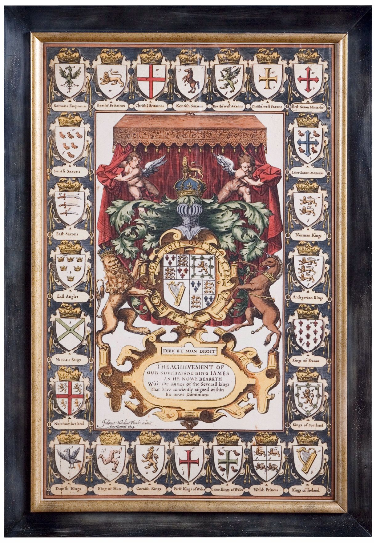 Uttermost 43 3/4" High Arms of Kings Framed Wall Art