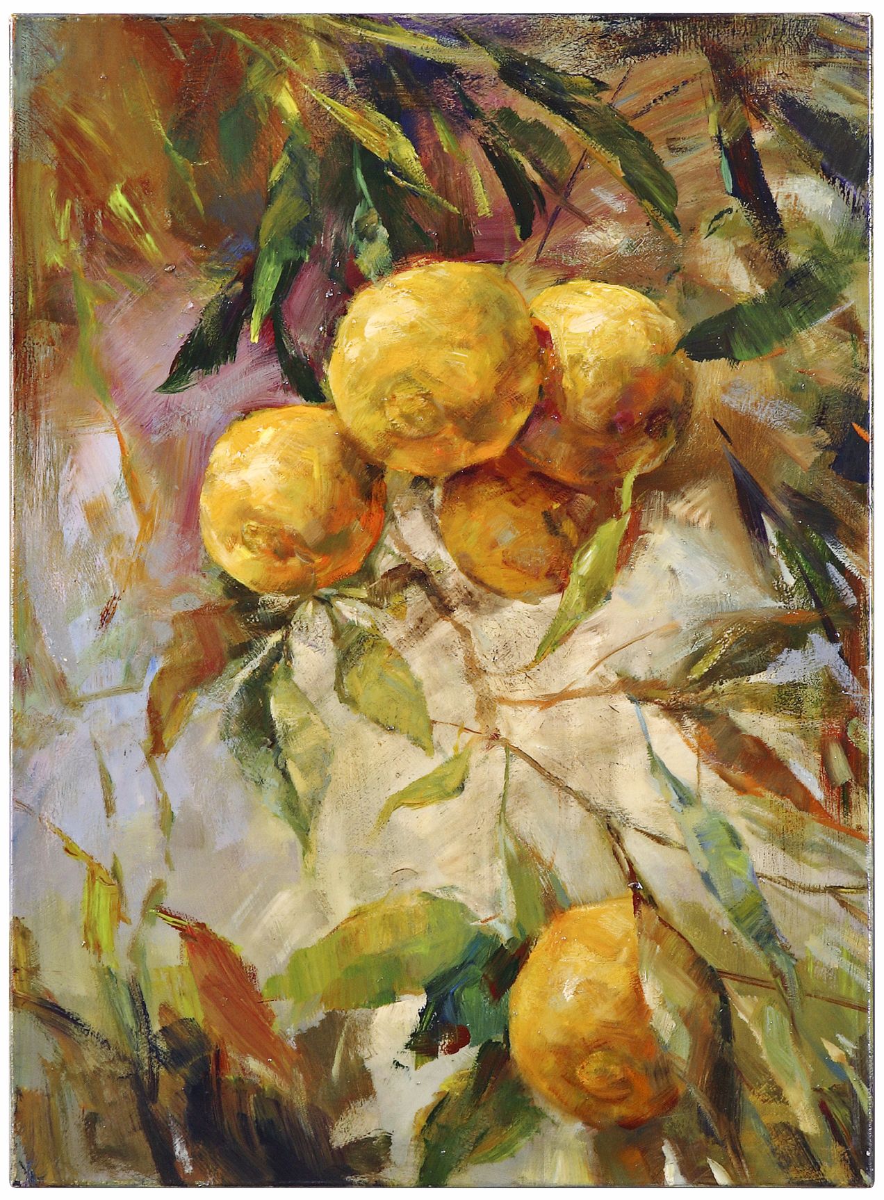 Uttermost 38" High Summer Harvest Hand-Painted Wall Art
