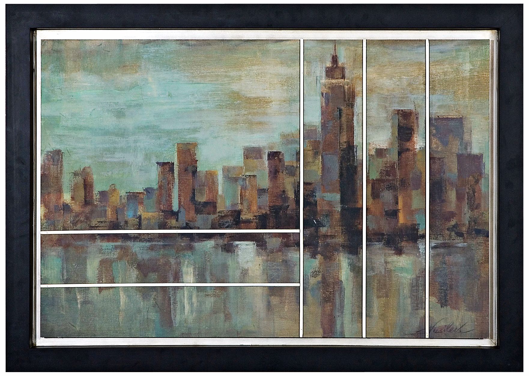Uttermost Misty Day in Manhattan 41 1/2" Wide Wall Art