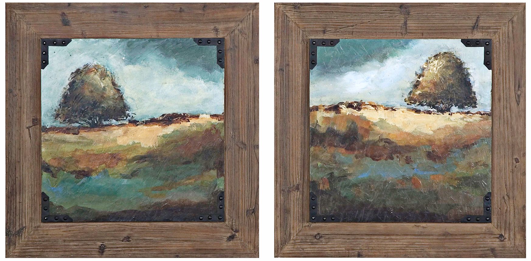 Uttermost Set of 2 Trees of Life I, II 28" Wide Wall Art