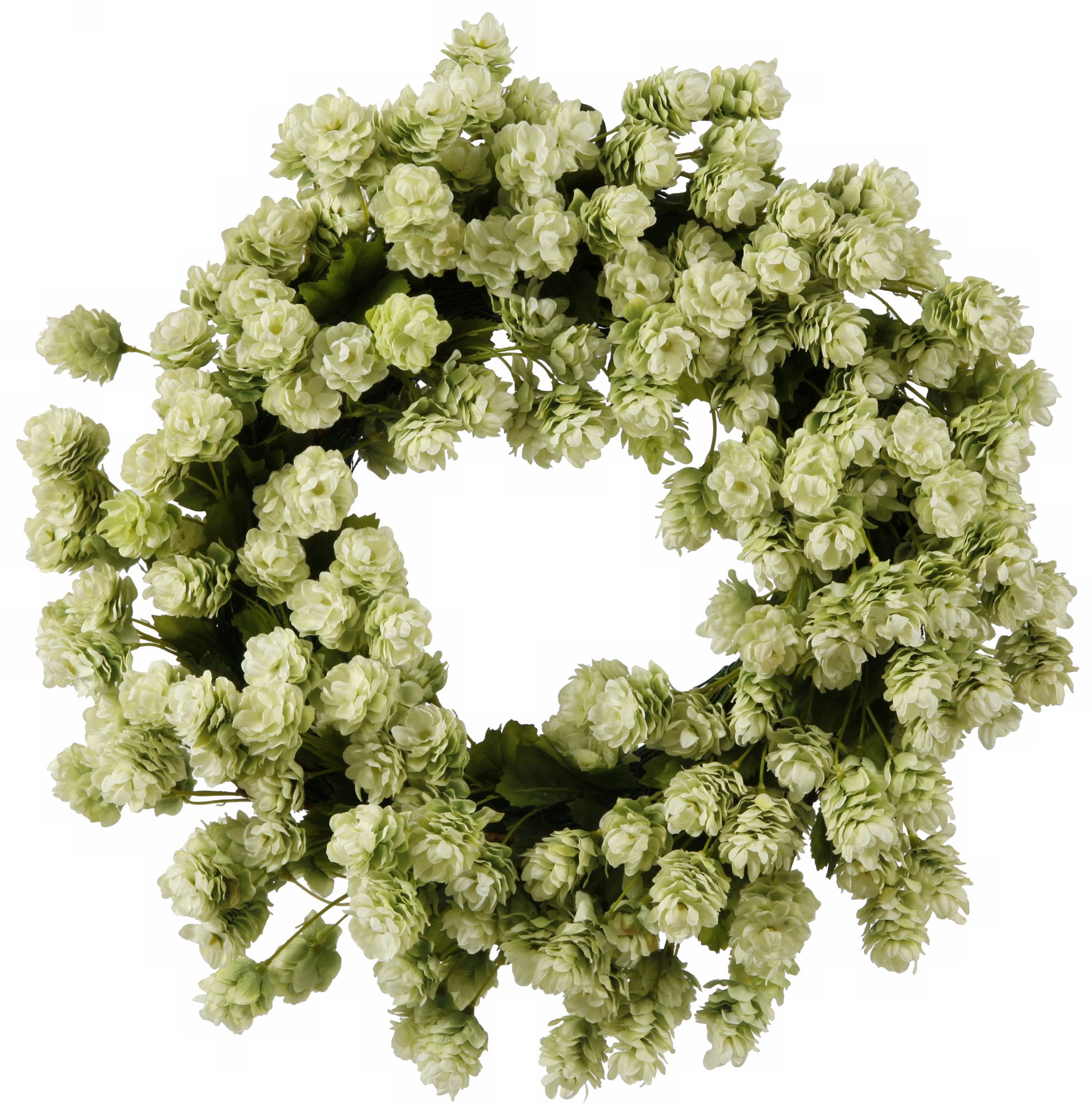 Jane Seymour 16" Light Green Faux Hops Wreath