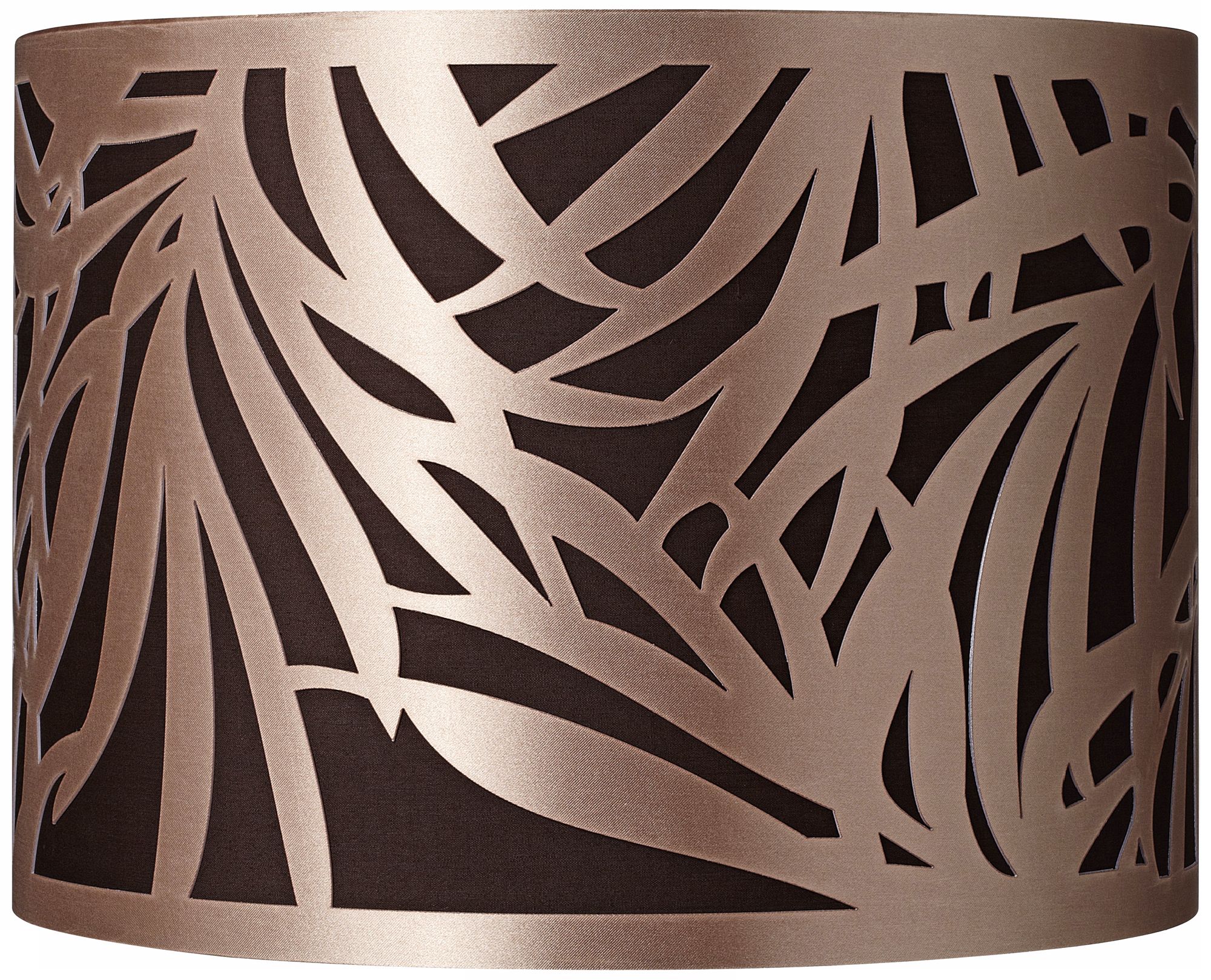 Laser-Cut Tropical Drum Lamp Shade 13.5x13.5x10 (Spider)
