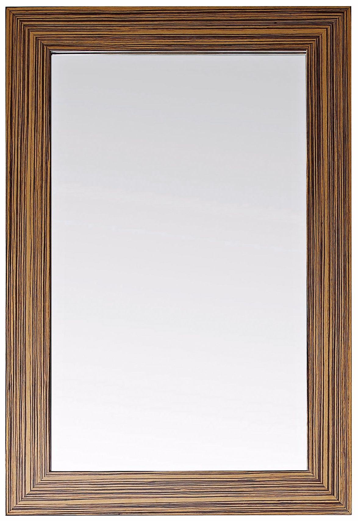 Avanity Knox 24" Wide Zebra Wood Wall Mirror