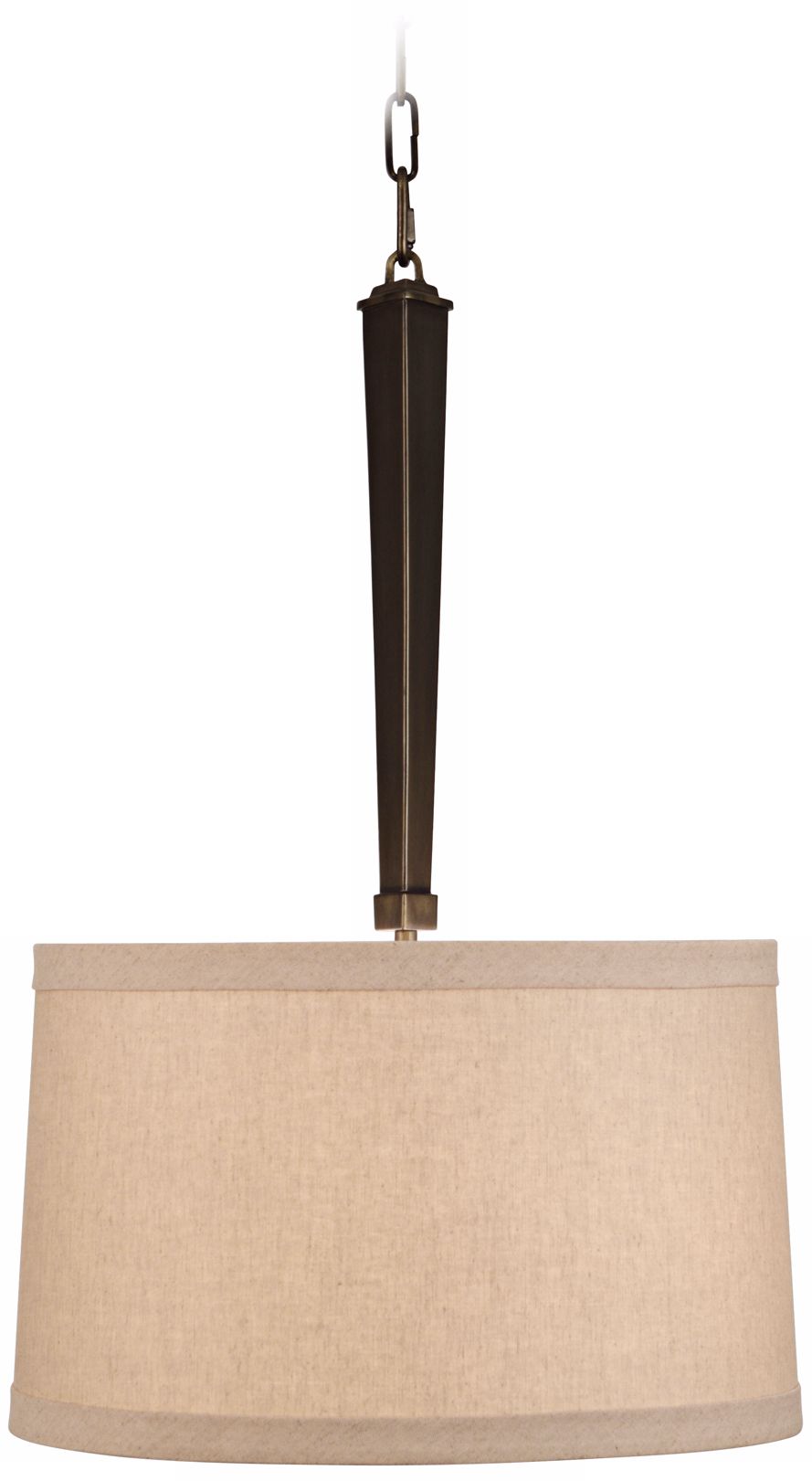 Robert Abbey Triad Painted Bronze Pendant Light
