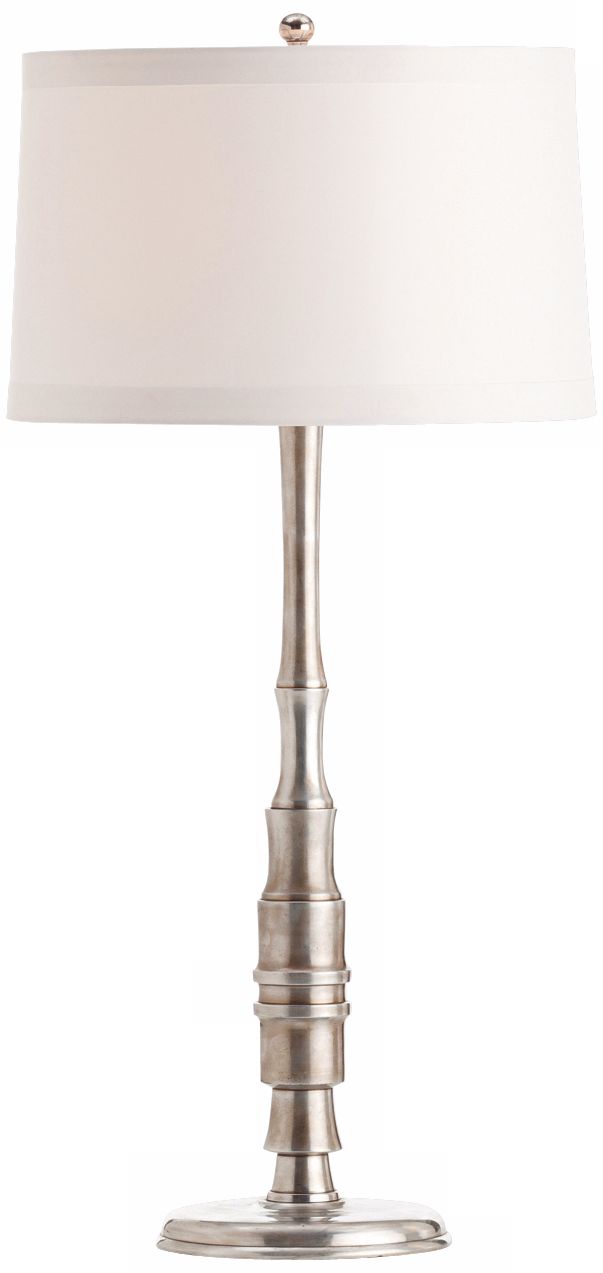 Arteriors Home Teagan Distressed Silver Buffet Lamp