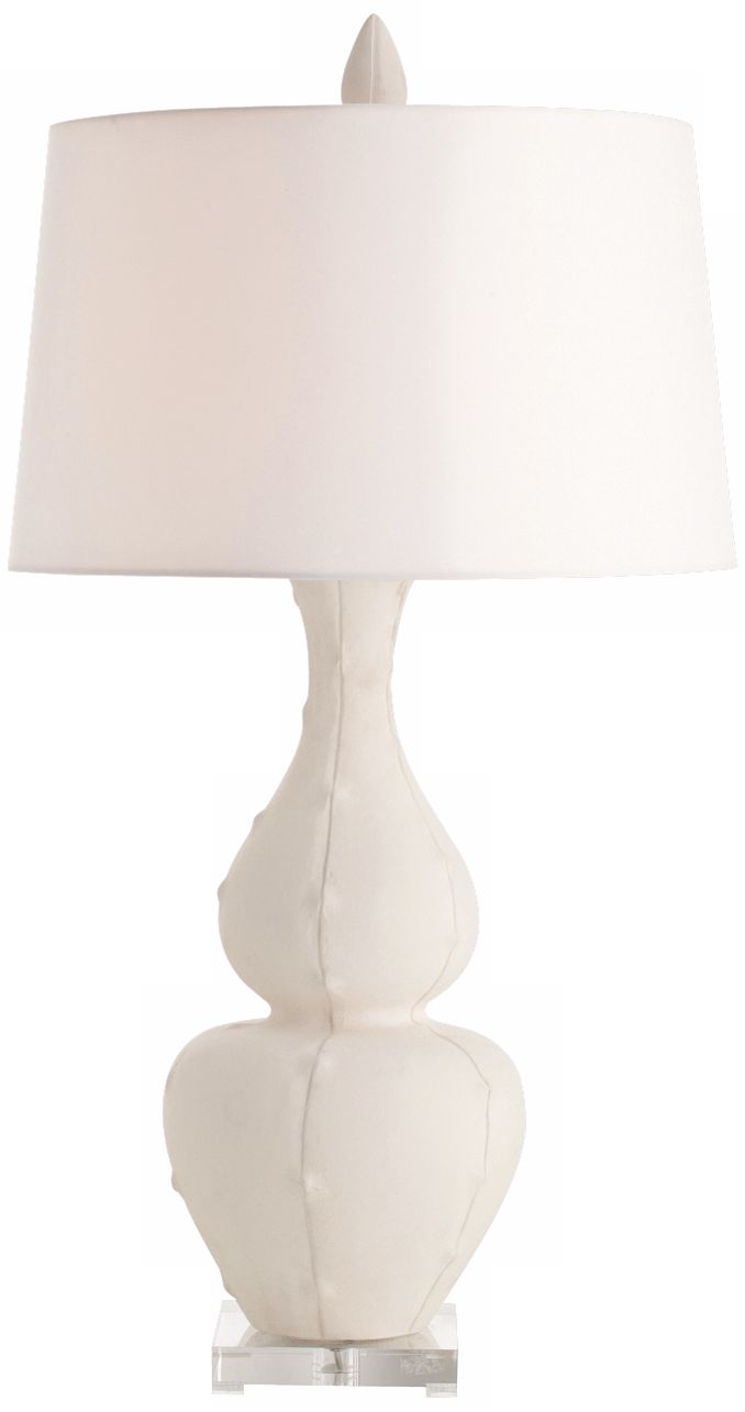 Arteriors Home Truman White Porcelain Buffet Lamp