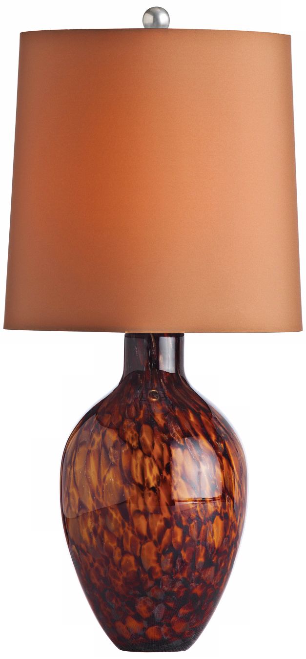 Arteriors Home Ty Tortoise Shell Glass Table Lamp