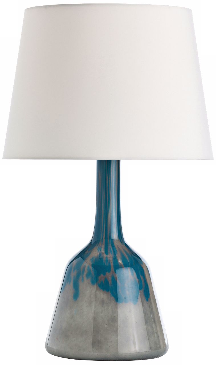 Arteriors Home Rocco Smoke Glass Table Lamp