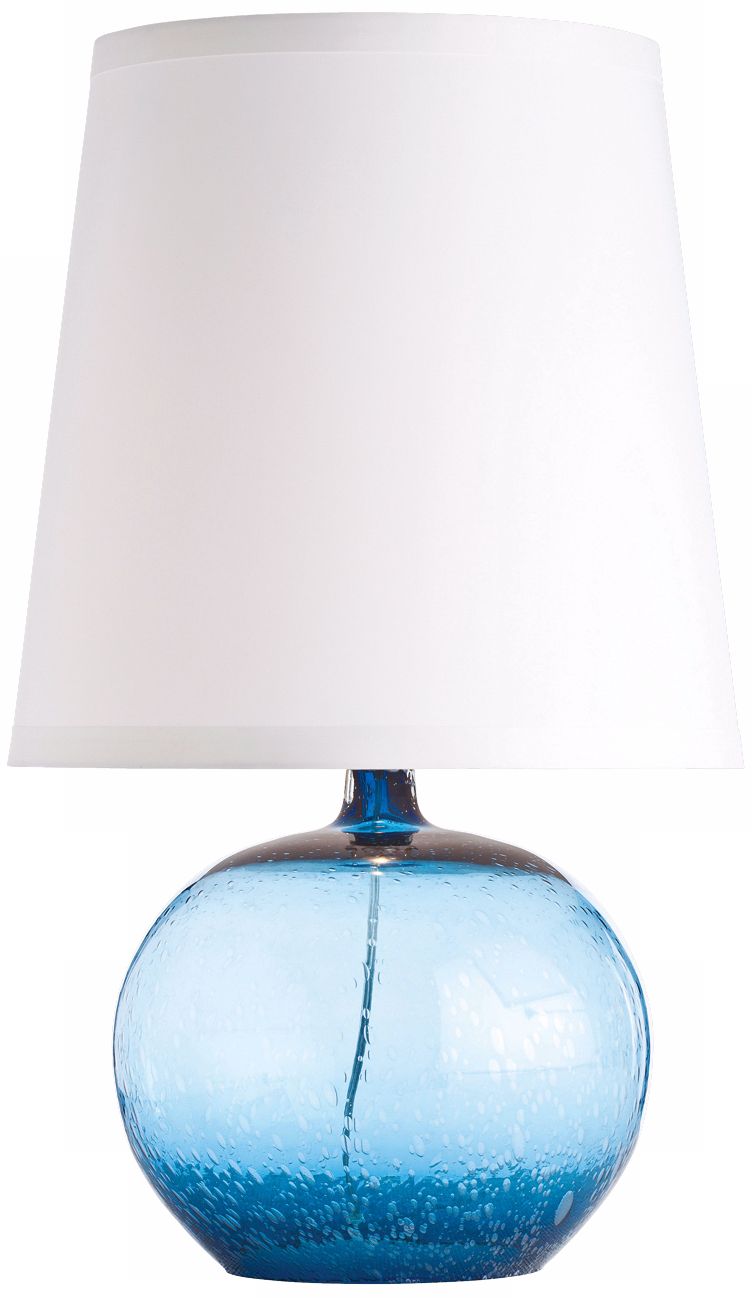 Arteriors Home Radko Pacific Blue Glass Buffet Lamp