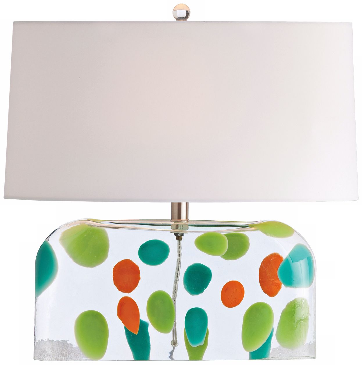 Arteriors Home Tara Dot Blown Glass Table Lamp
