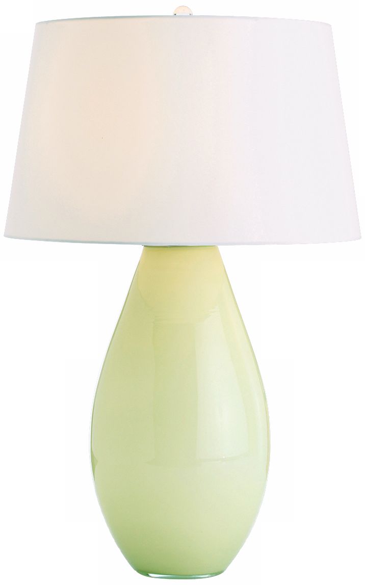 Arteriors Home Sonia Key Lime Glass Green Table Lamp