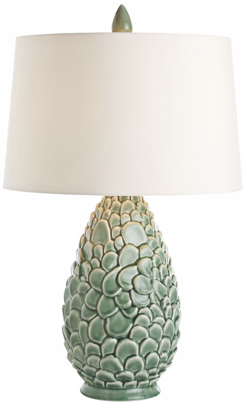 Arteriors Home Rae Porcelain Celadon Green Table Lamp