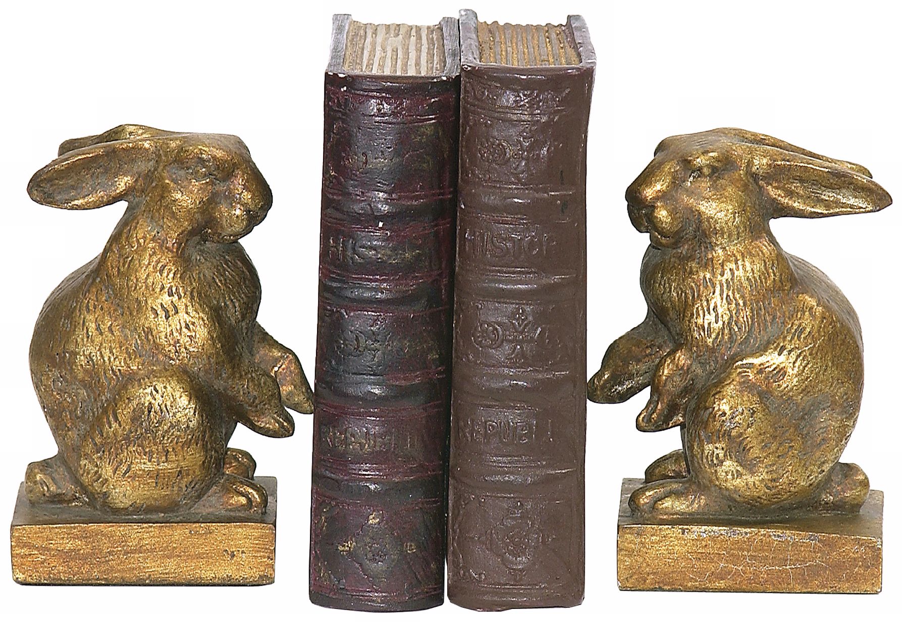 Set of 2 Baby Rabbit Bookends