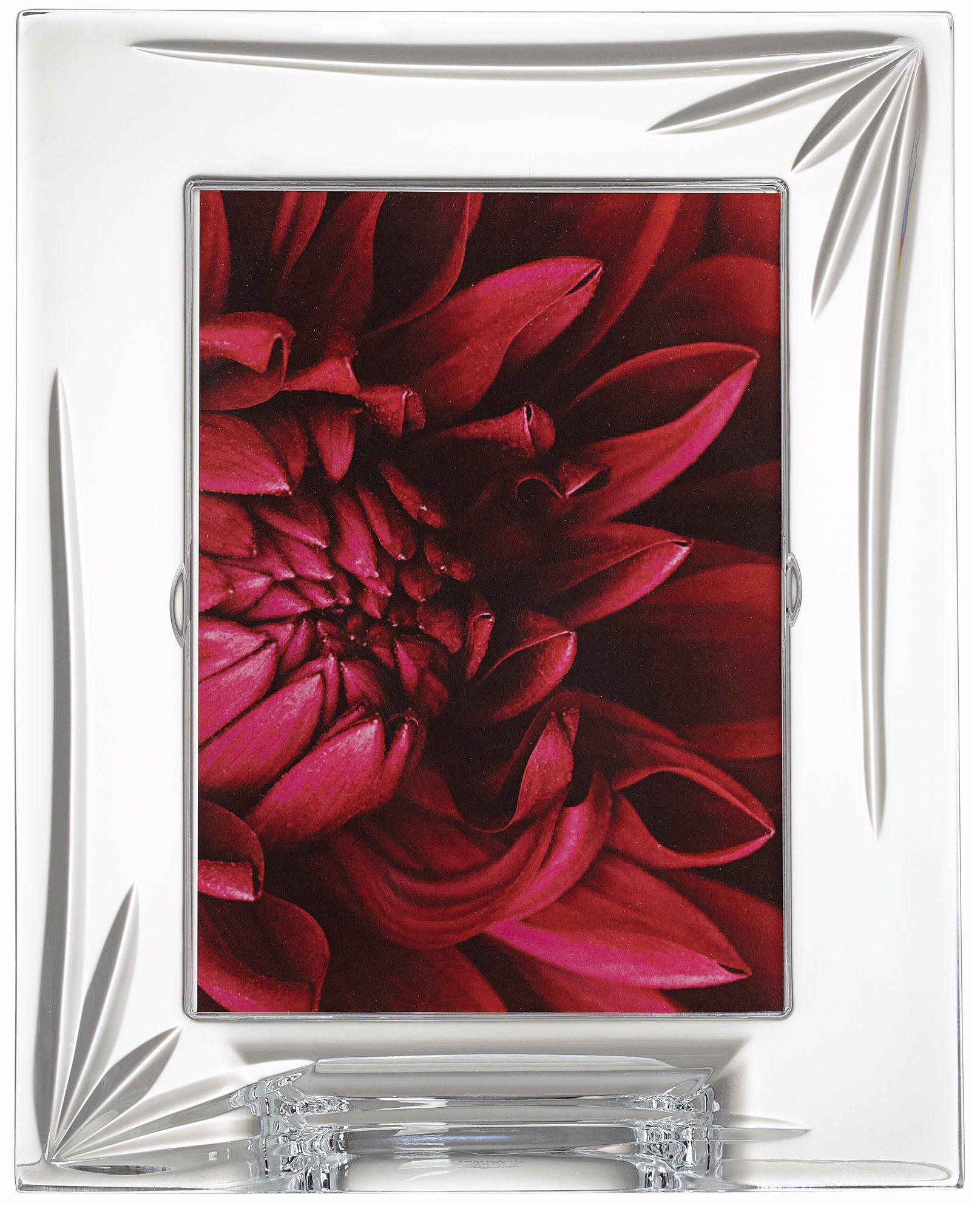 Kathy Ireland Royal Wailea 5x7 Etched Crystal Photo Frame