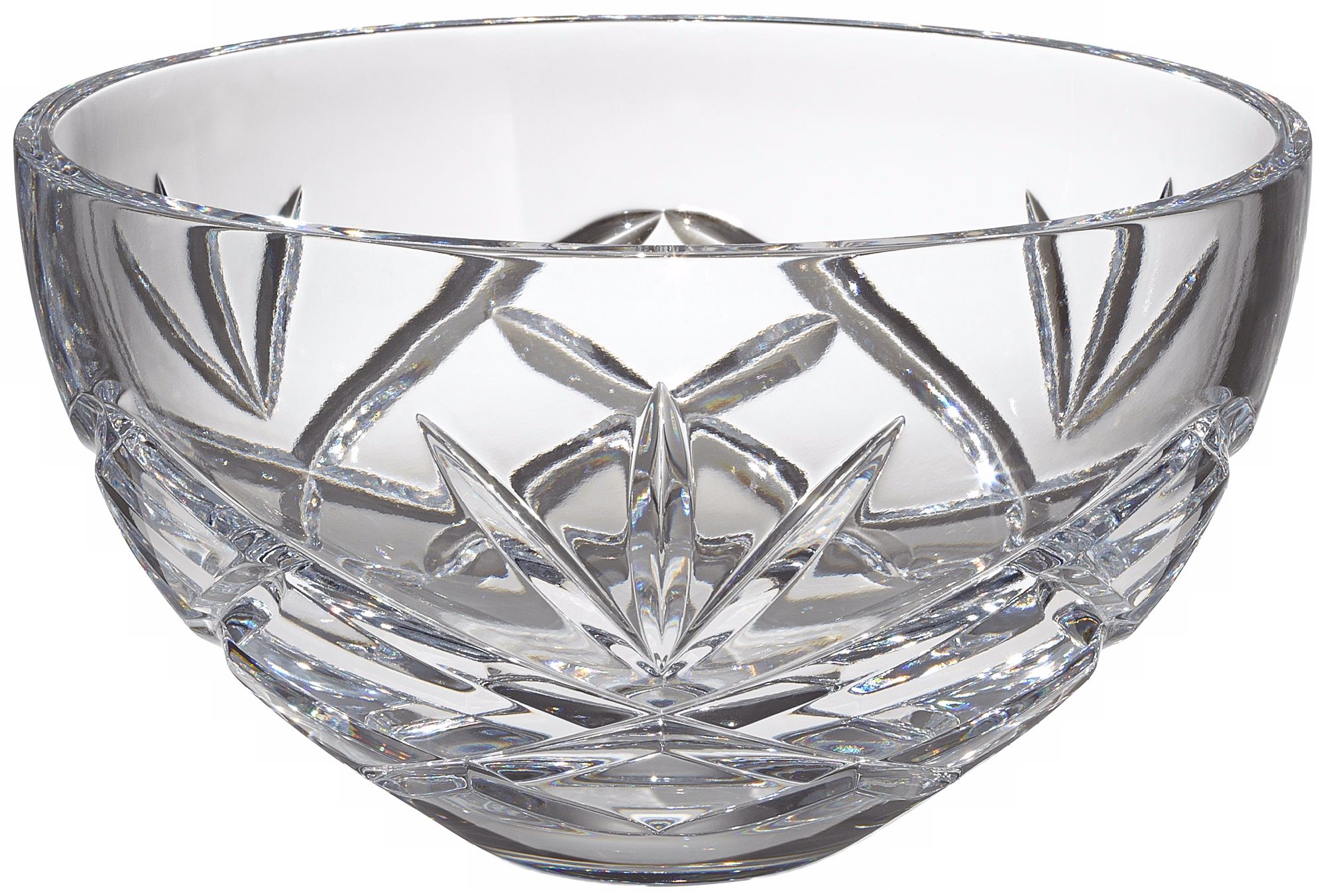 Kathy Ireland Royal Wailea 10" Etched Crystal Bowl