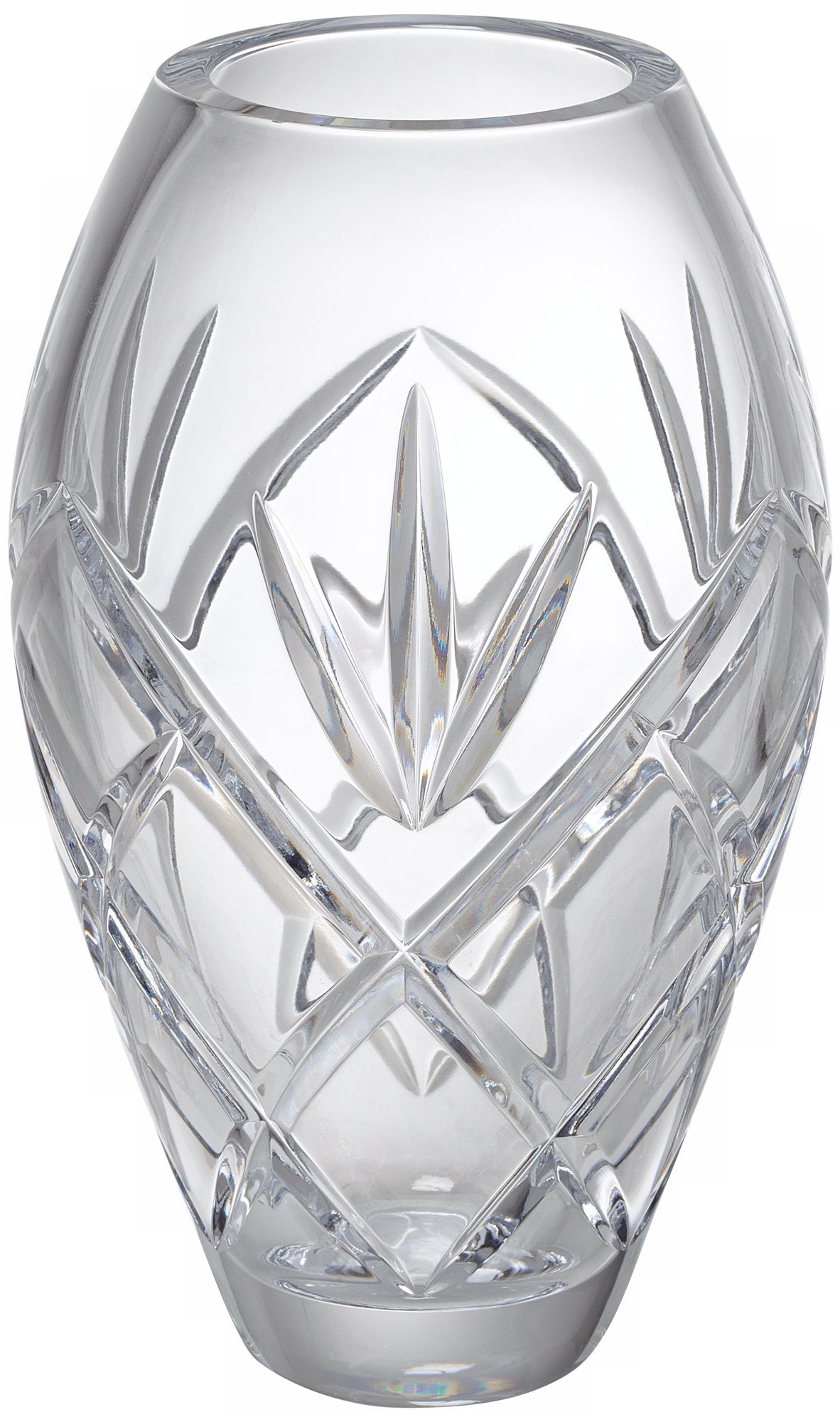 Kathy Ireland Royal Wailea 8 1/2" High Crystal Vase