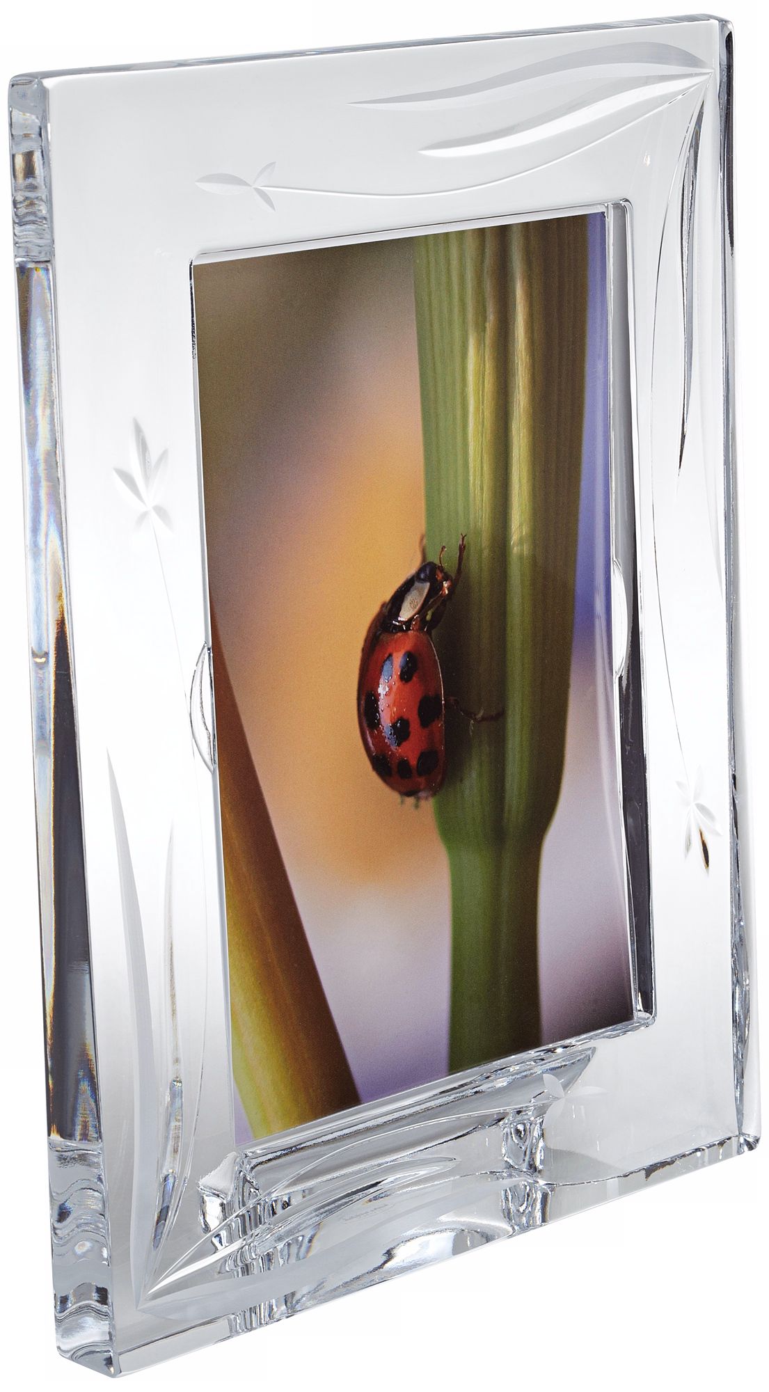 Kathy Ireland Tranquility 5x7" Crystal Picture Frame