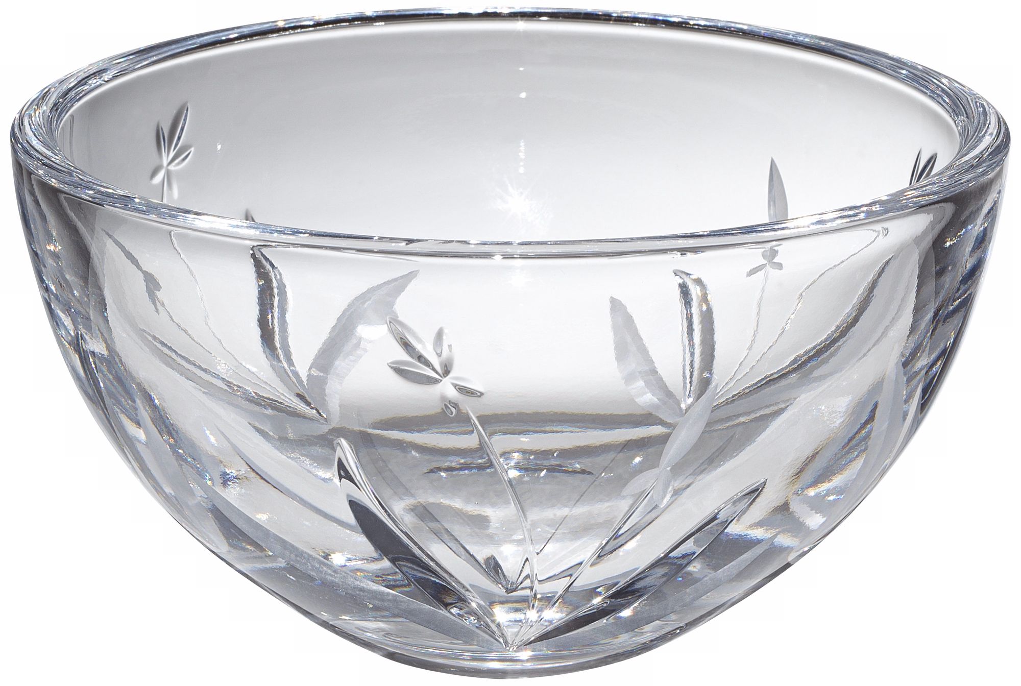 Kathy Ireland Tranquility 6" Wide Crystal Bowl