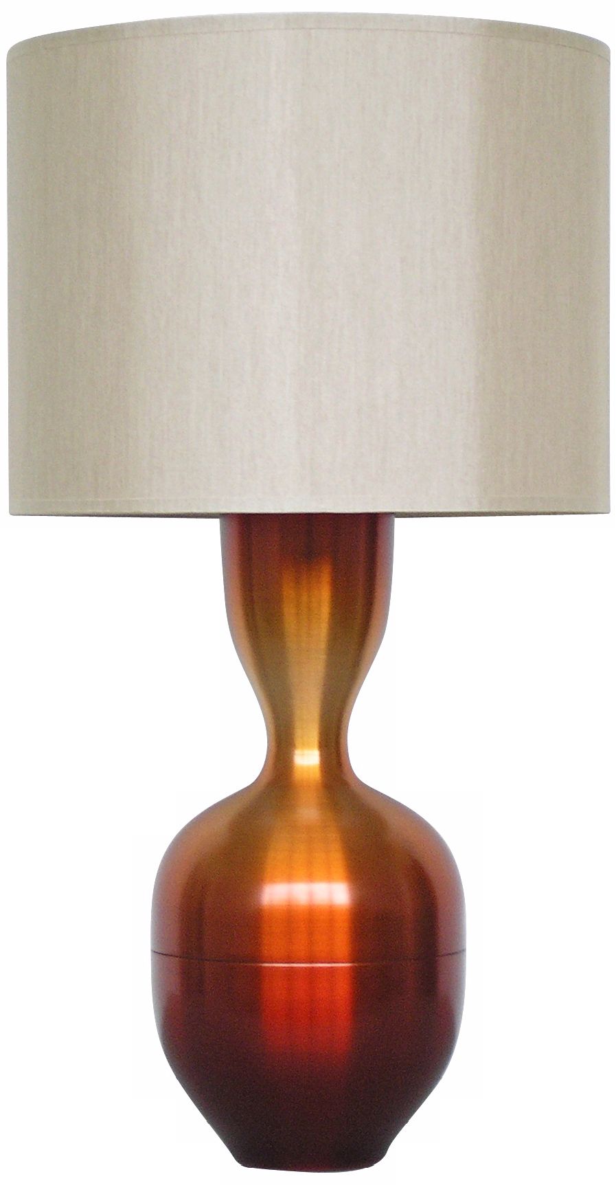 Babette Holland Ruby Rust Fade Modern Table Lamp