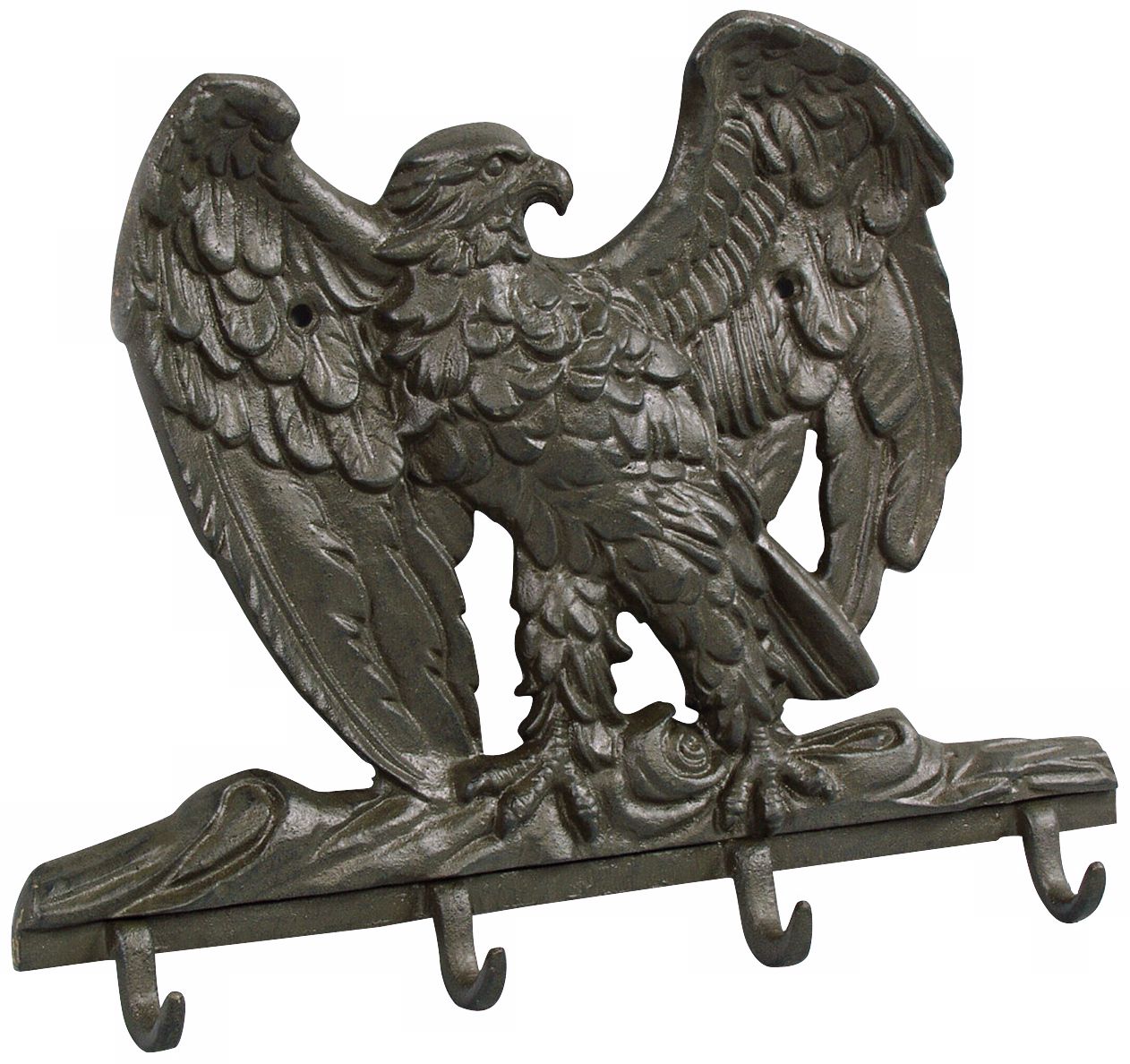 Americana Black Cast Iron Eagle Wall Hook