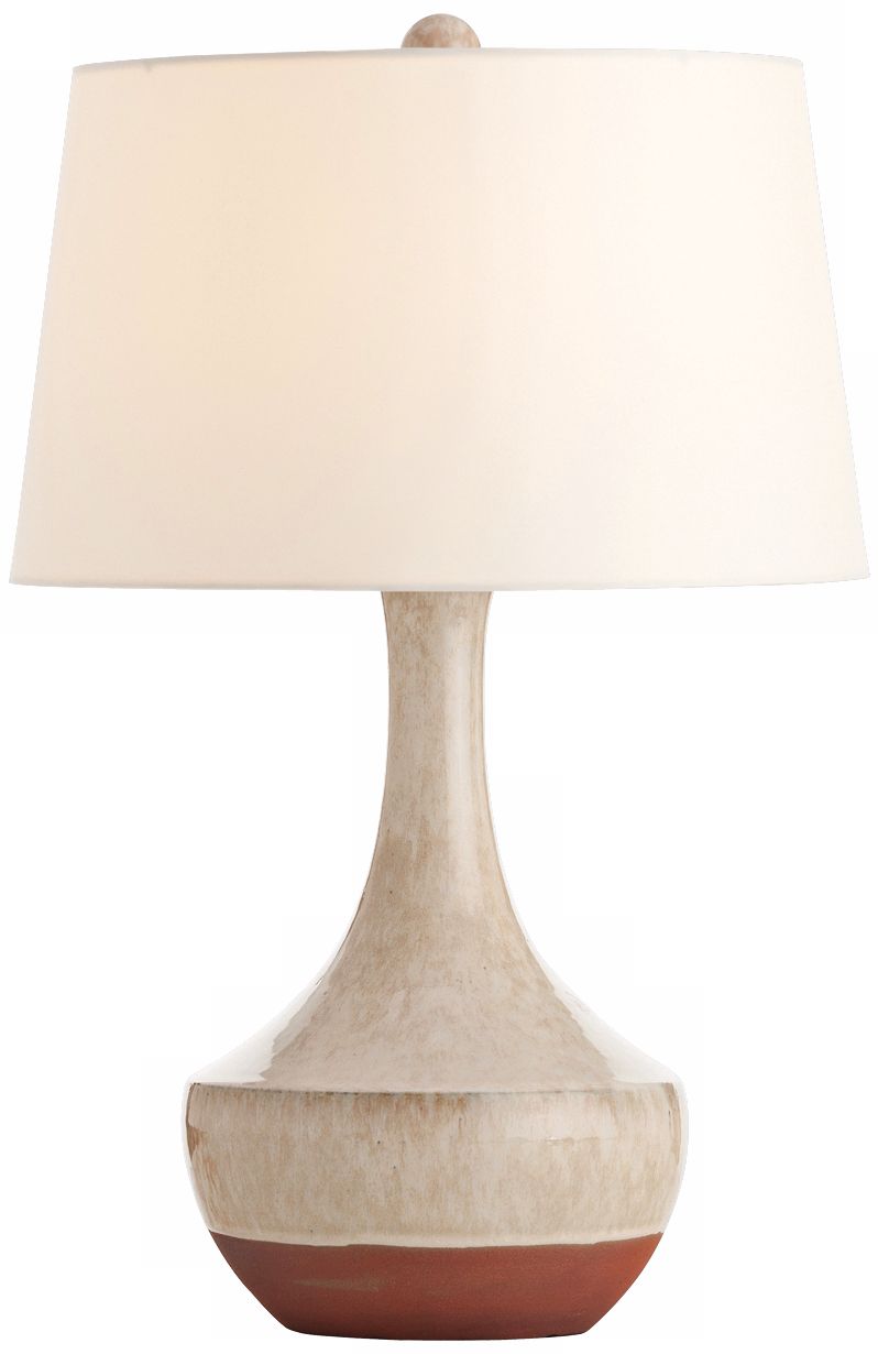 Arteriors Home Tavia Terracotta Oak White Table Lamp