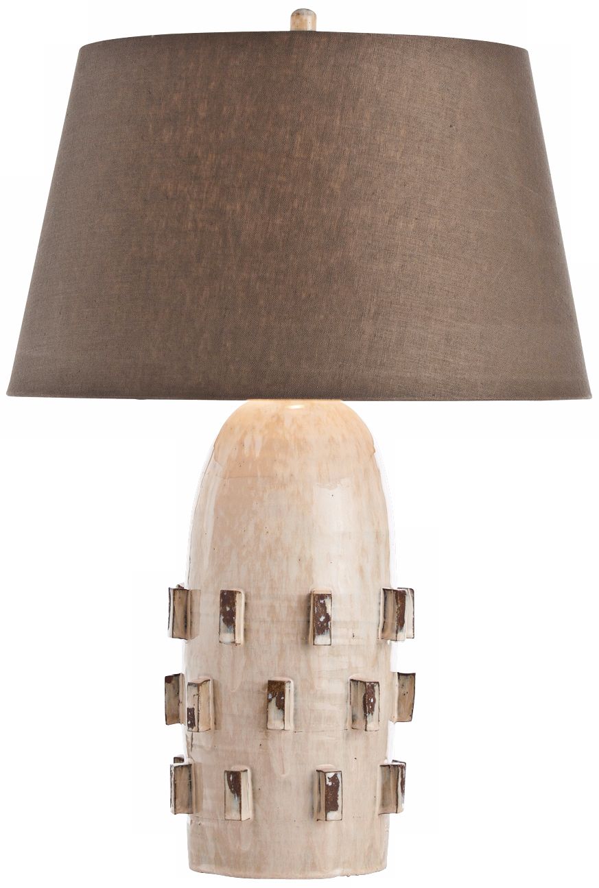 Arteriors Home Ranger Ivory Wash Terracotta Table Lamp