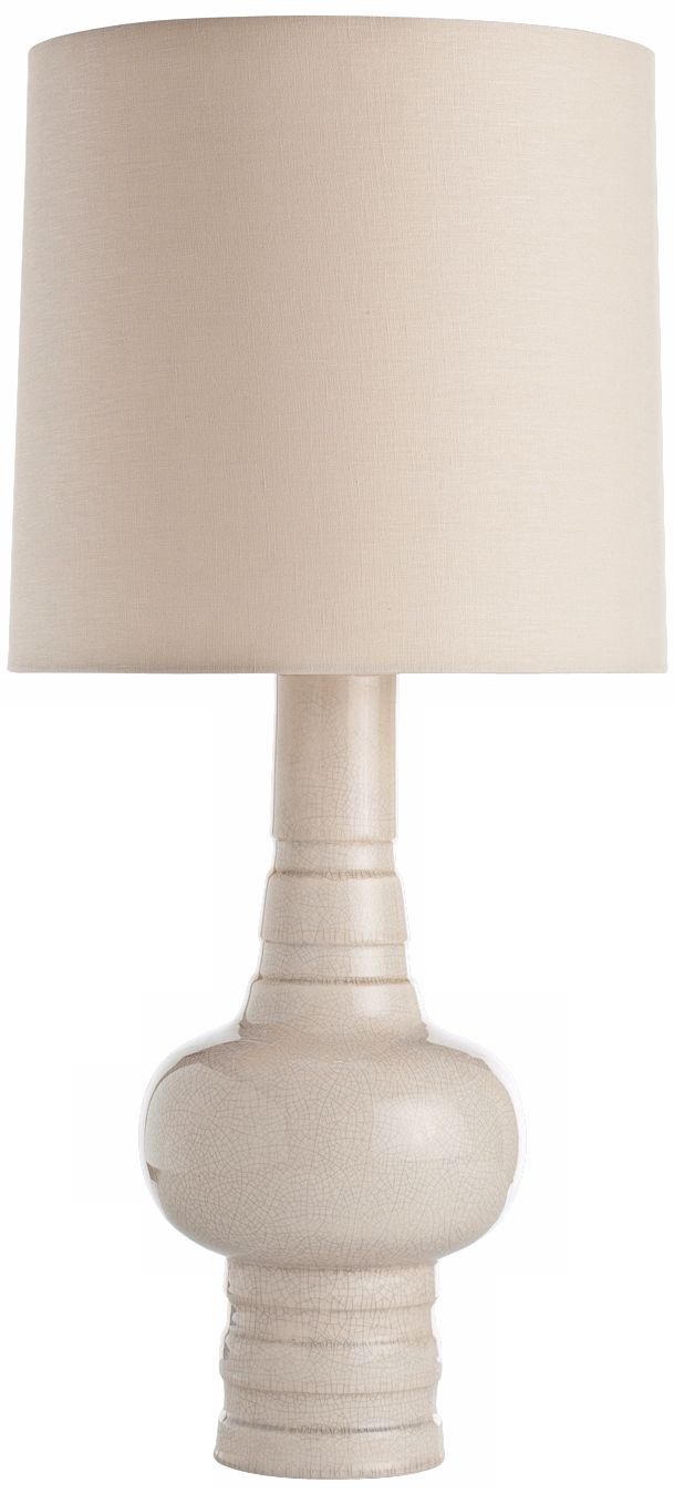 Arteriors Home Sutton Ivory Crackle Porcelain Table Lamp