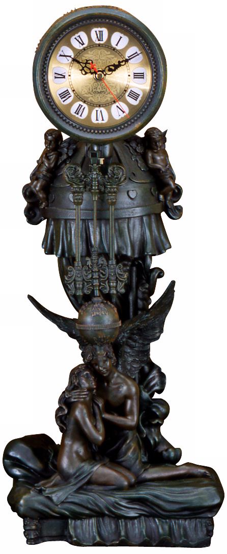 Athenium Lovers Gold Dial Pendulum Clock
