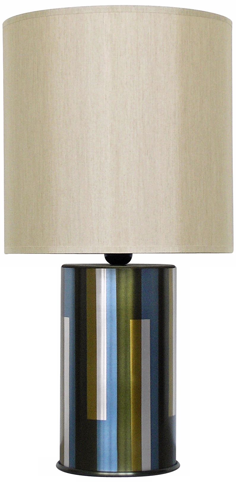 Babette Holland Pillar Caribbean Shadow Modern Table Lamp