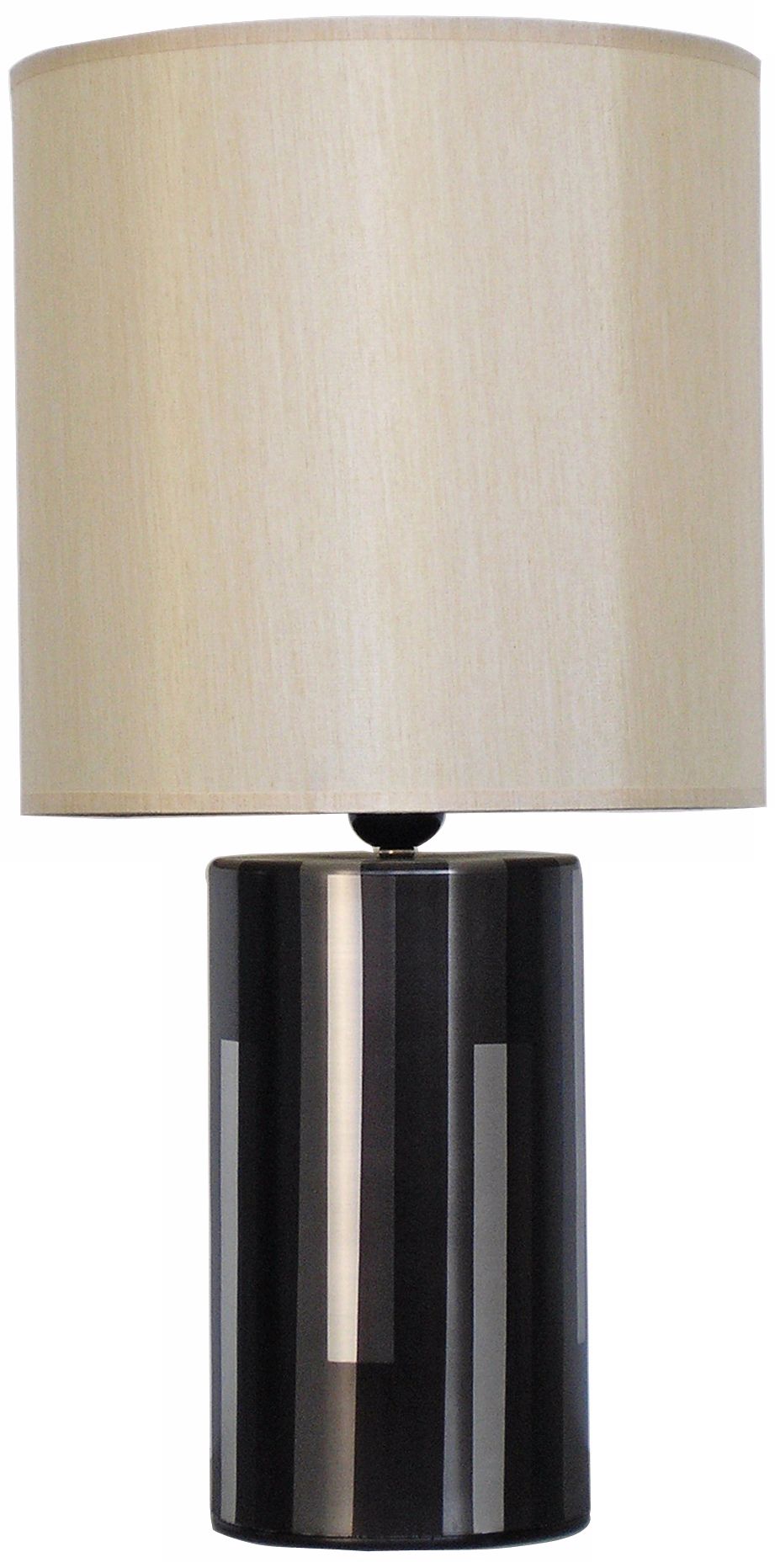 Babette Holland Pillar Charcoal Shadow Modern Table Lamp