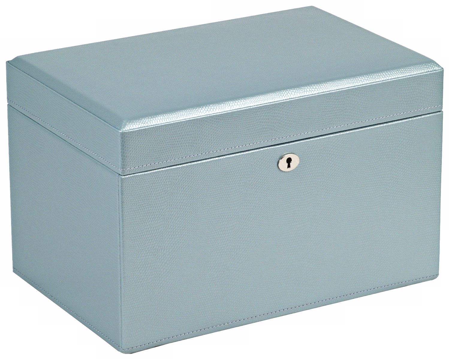 London Collection Medium Ice Leather Jewelry Box