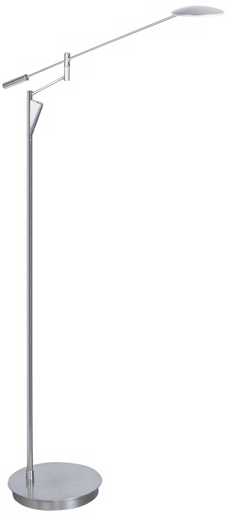 ET2 Satin Nickel Eco-Task LED Floor Lamp