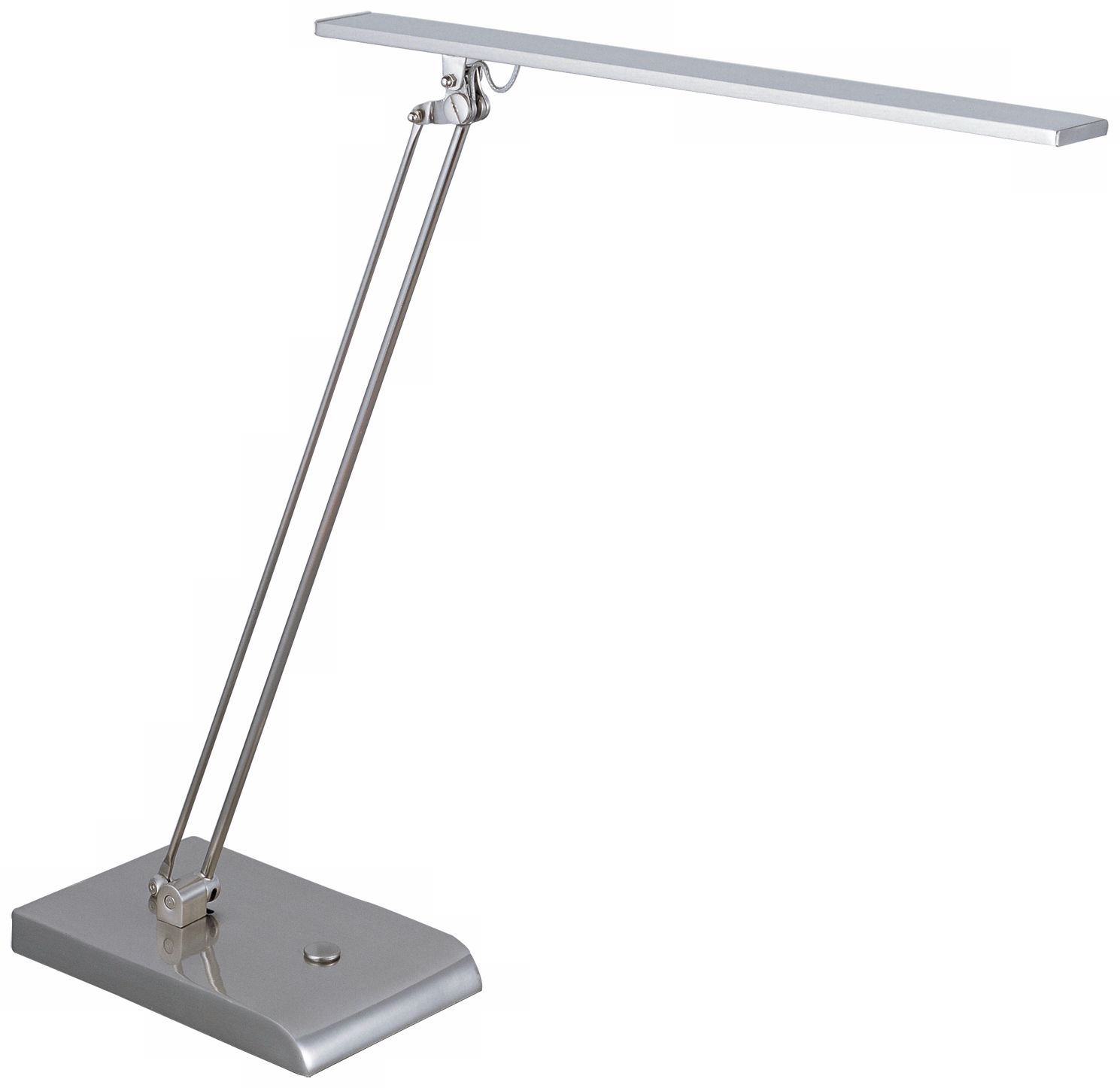 ET2 Eco-Task Satin Nickel Double Arm LED Desk Lamp