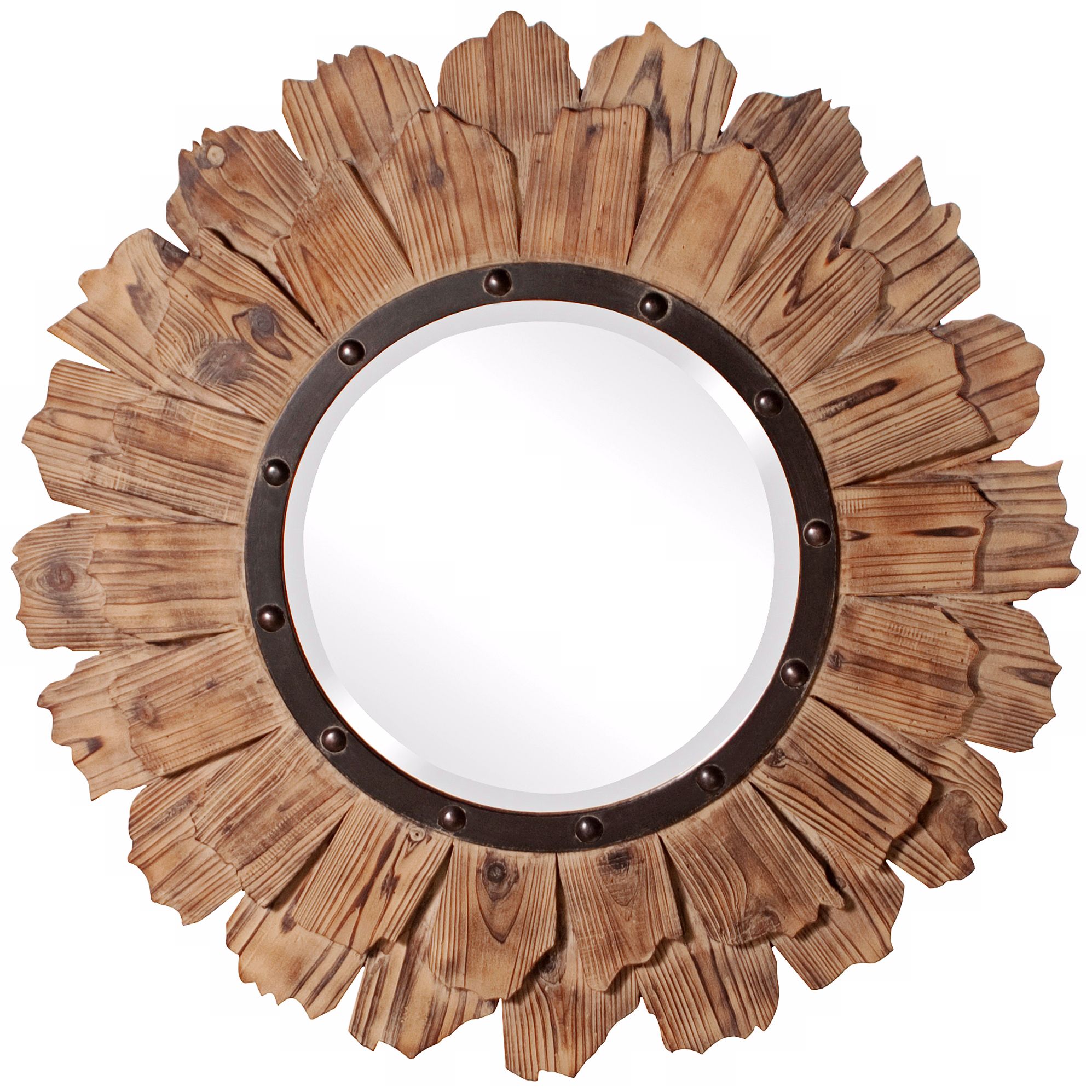 Howard Elliott Collection 35" Round Hawthorne Wall Mirror