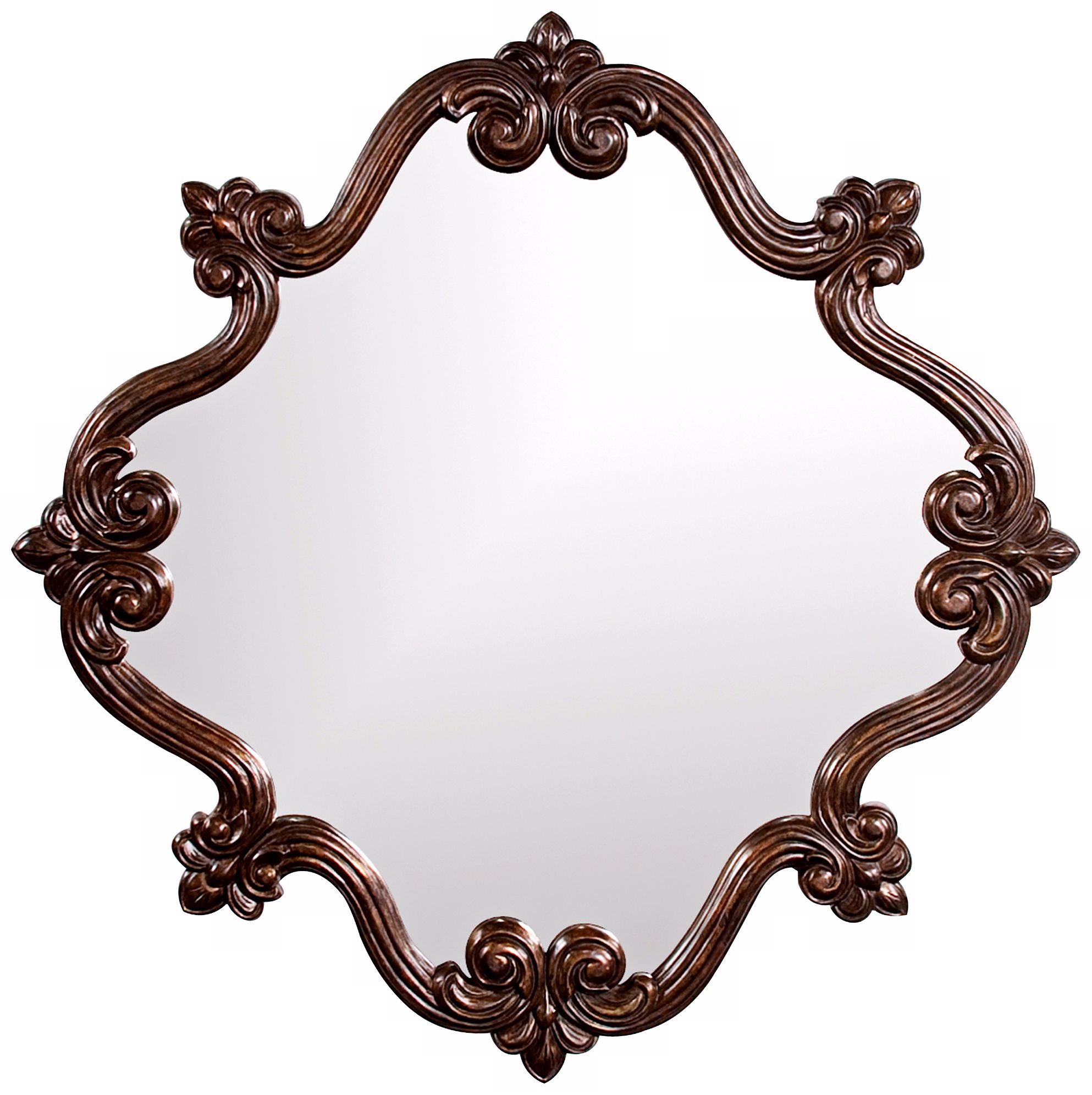 Howard Elliott Oliver 36" High Copper Wall Mirror