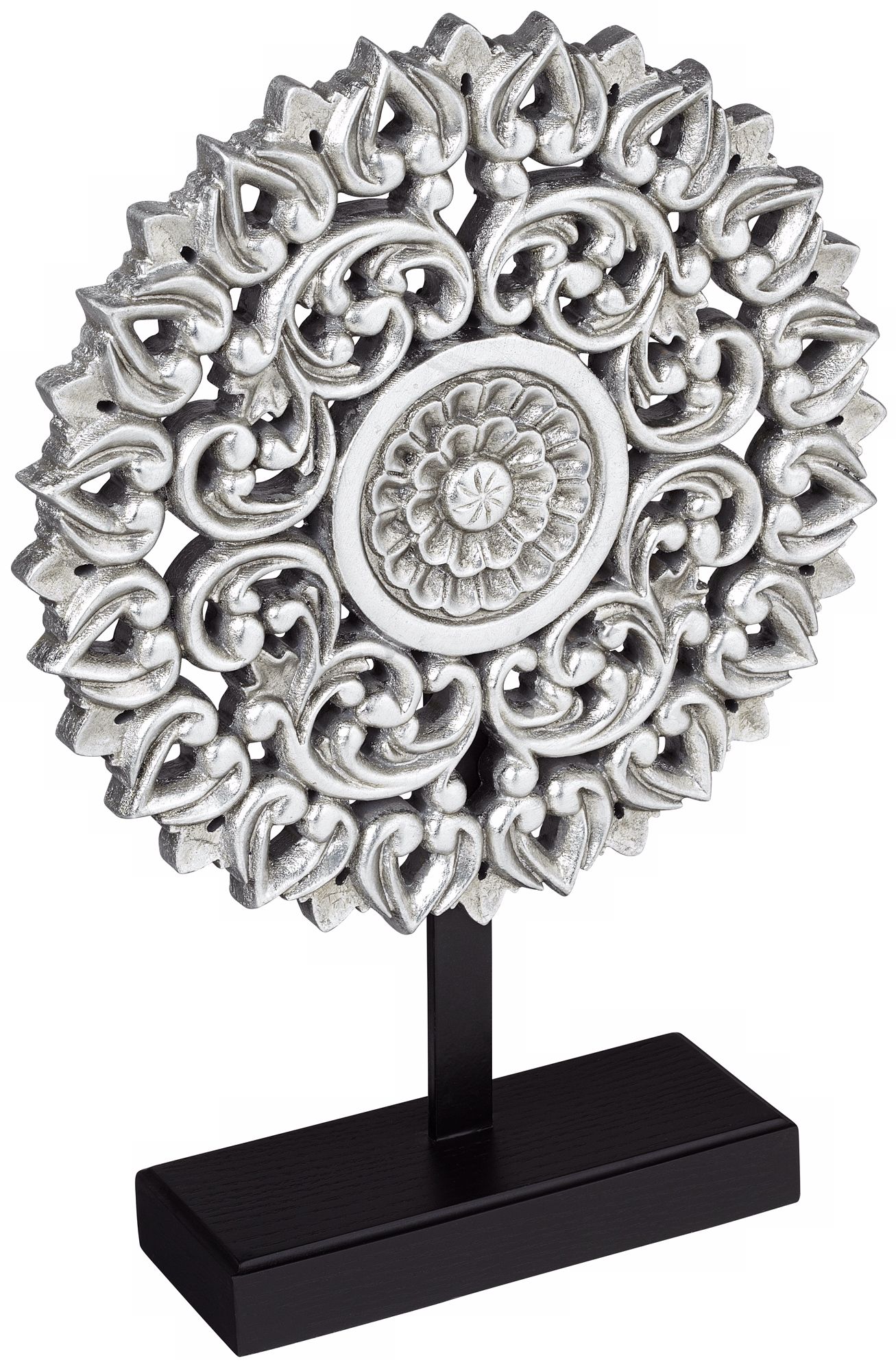 Heart Silver Circular Carving