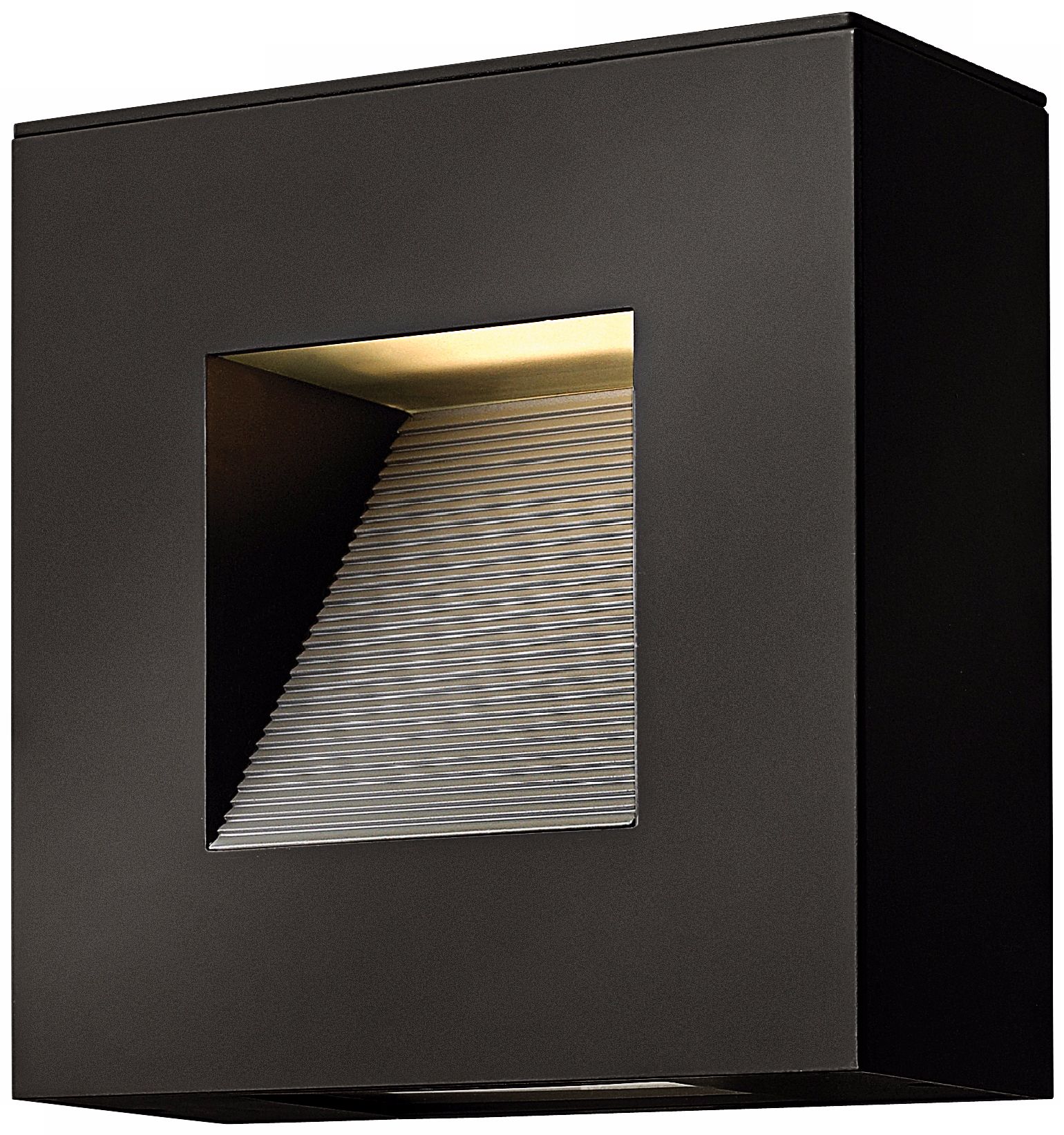 Hinkley Luna 9" Wide Satin Black Outdoor Wall Light