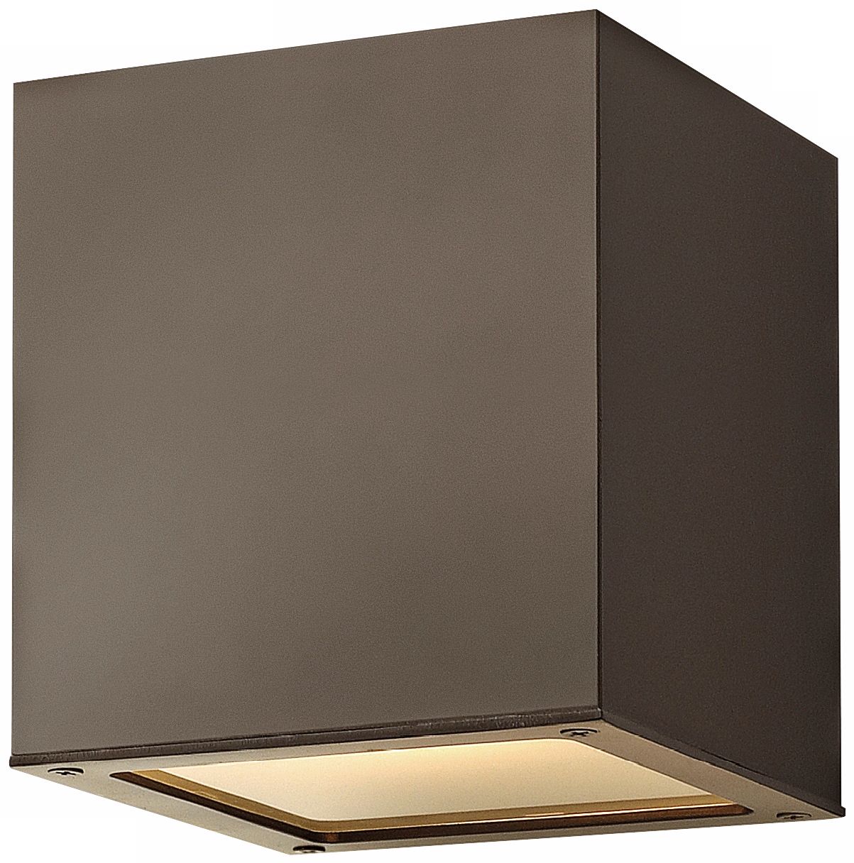 Hinkley Kube 6 1/4" High Bronze Ceiling Light