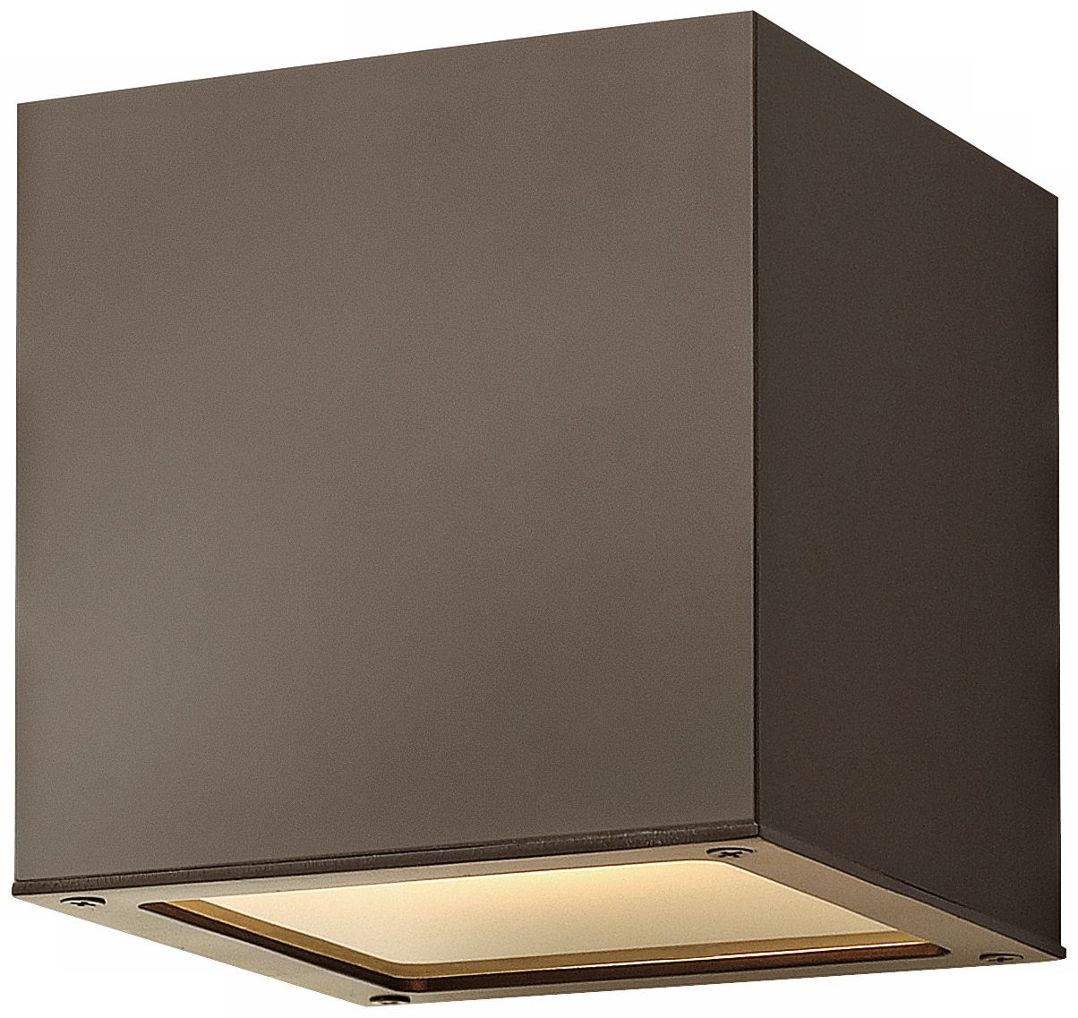 Hinkley Kube Up-Down 6" High Bronze Wall Light