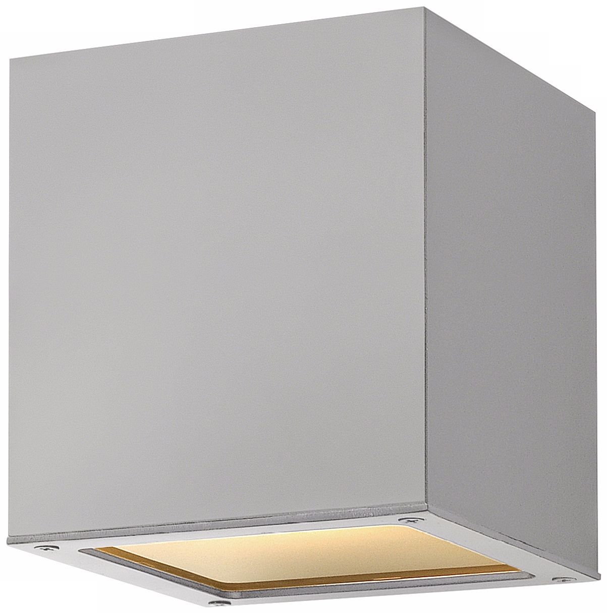 Hinkley Kube 6 1/4" High Titanium Ceiling Light