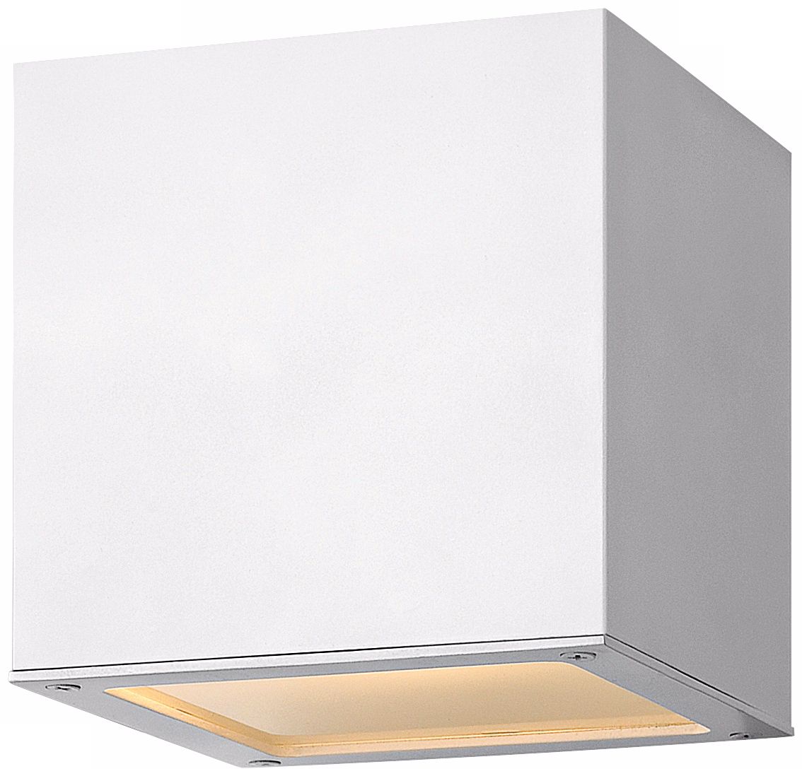 Hinkley Kube Downlight 6" High White Wall Light