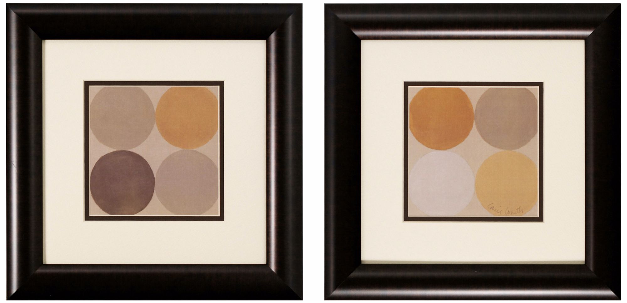 Set of 2 Cirque du Brun I/II Modern Wall Art Prints