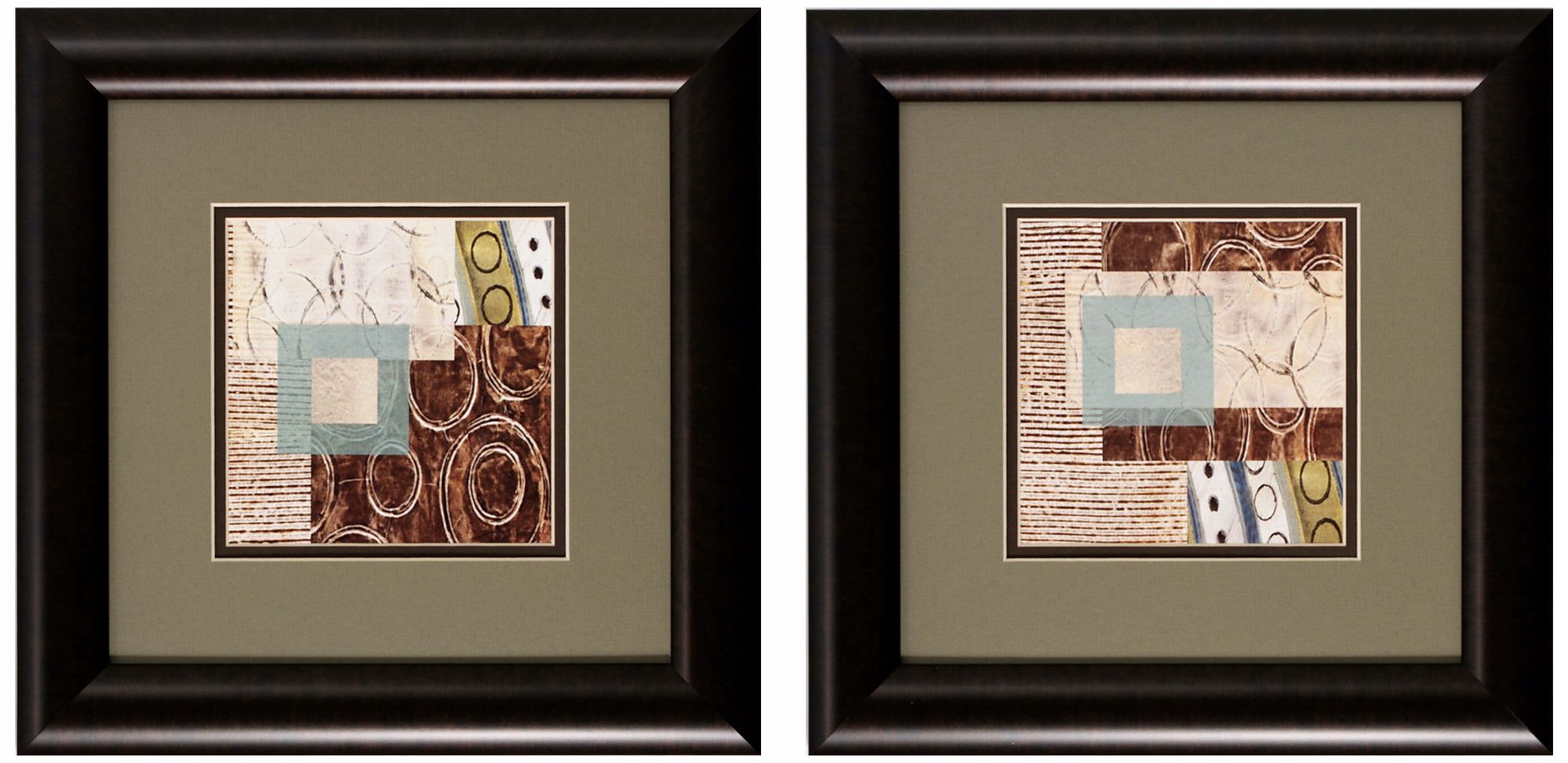 Set of 2 Wild About II/III Framed Abstract Wall Art