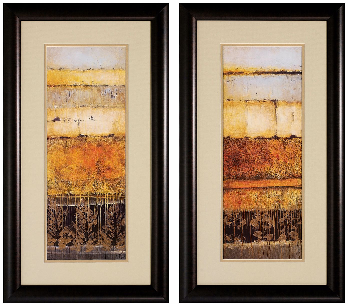 Set of 2 Natures I/II Framed Abstract Wall Art Prints