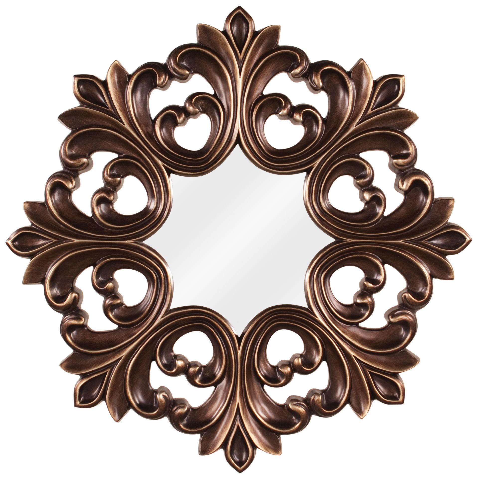Howard Elliott Annabelle 35" High Copper and Bronze Mirror